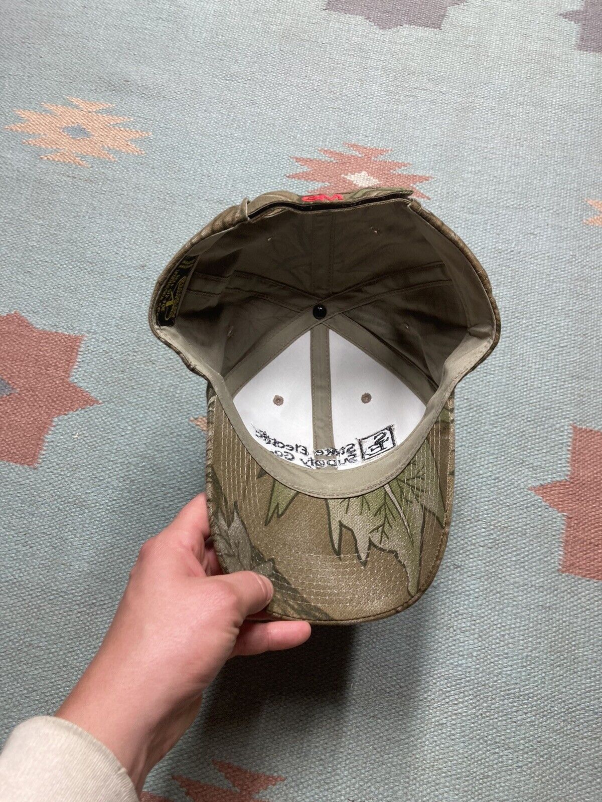 Other NWT VTG strapback hat camo state electric supply bow hunter Size ONE SIZE - 6 Thumbnail