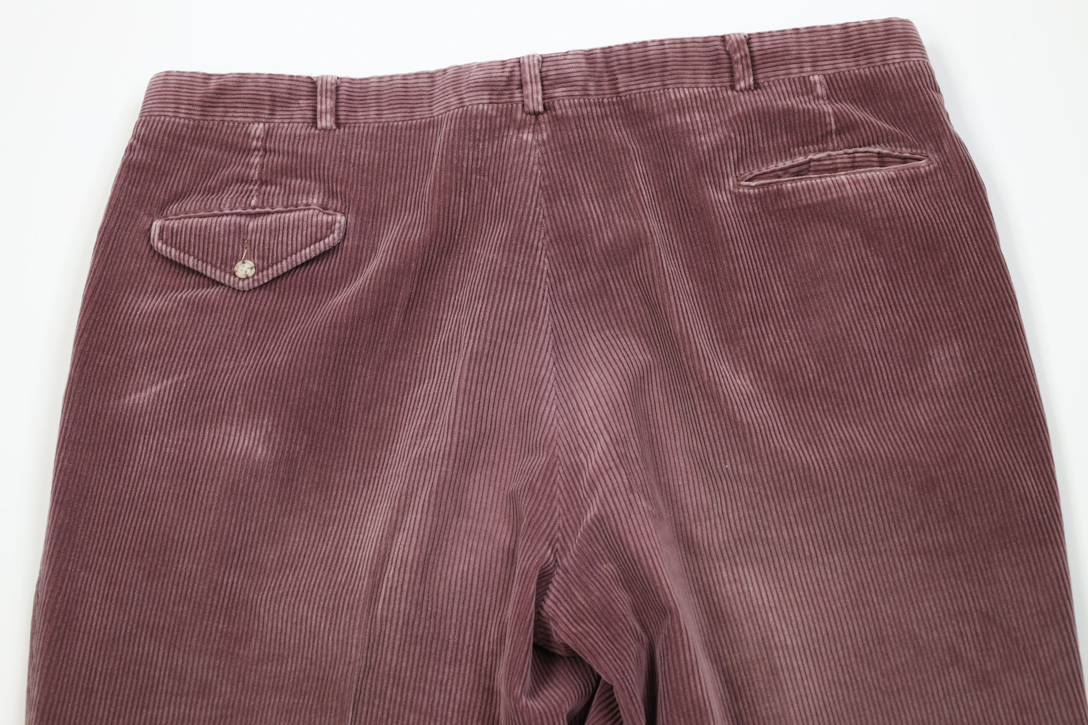 Lands' End Vintage 80s 90s Lands End Wide Leg Corduroy Chino Pants Size US 42 / EU 58 - 11 Thumbnail