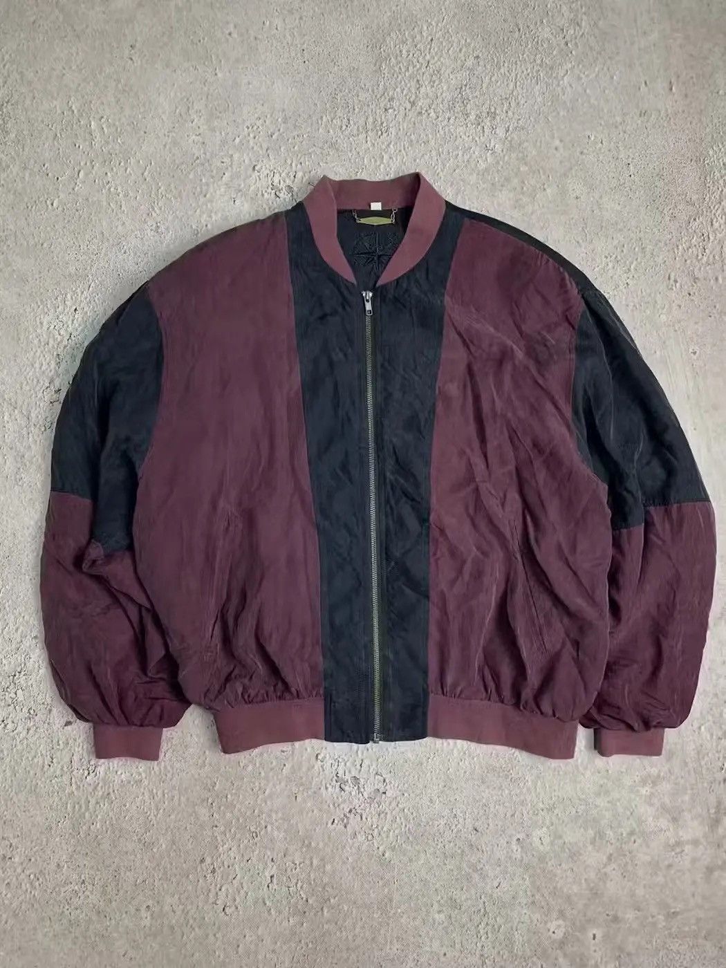 Japanese Brand Vintage Bombers SILK 100% OVERPRINT BOMBERS japanese Style Size US M / EU 48-50 / 2 - 7 Thumbnail