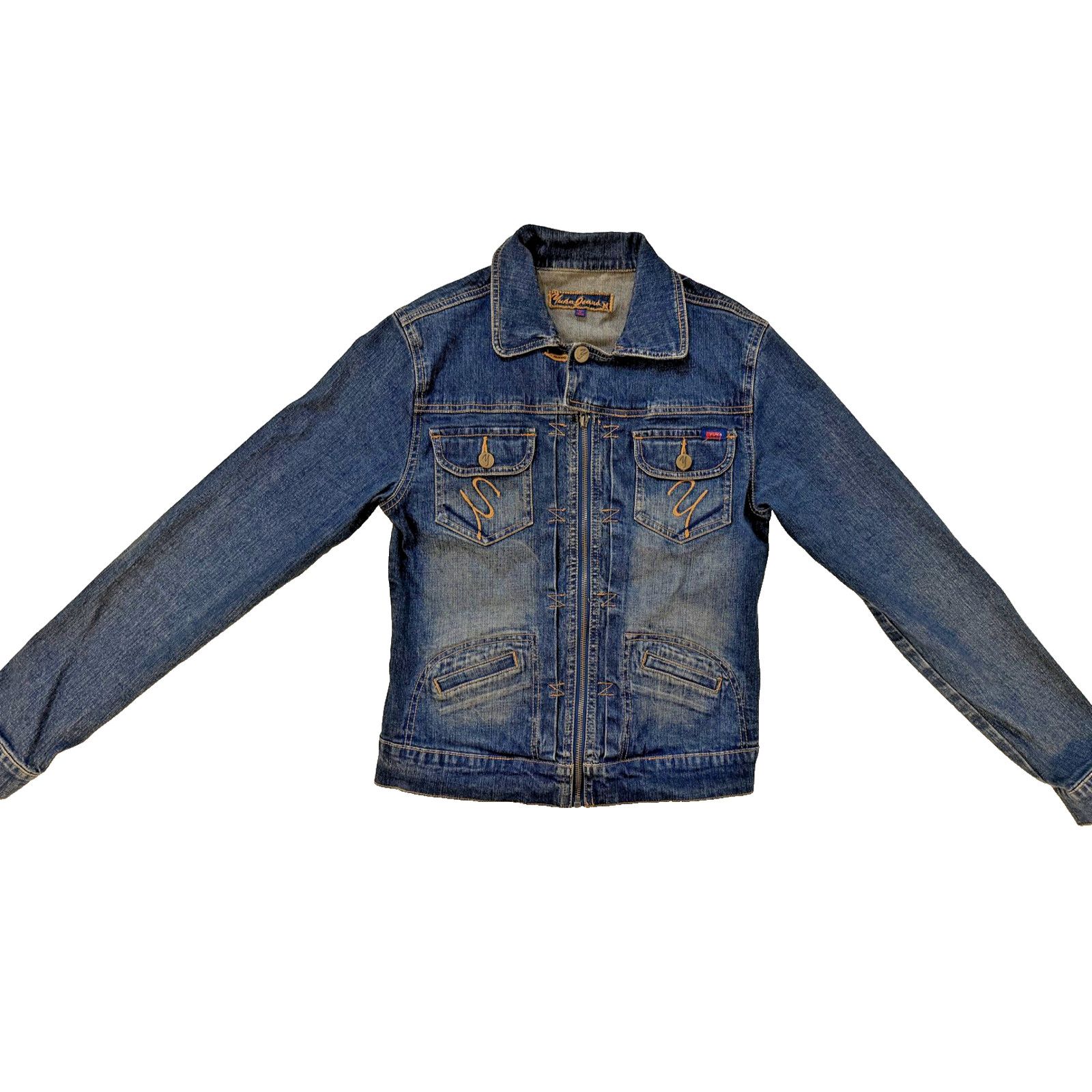 & Other Stories Vintage Yuka Jeans Denim Jacket Women's M Streetwear Y2K Size M / US 6-8 / IT 42-44 - 2 Thumbnail