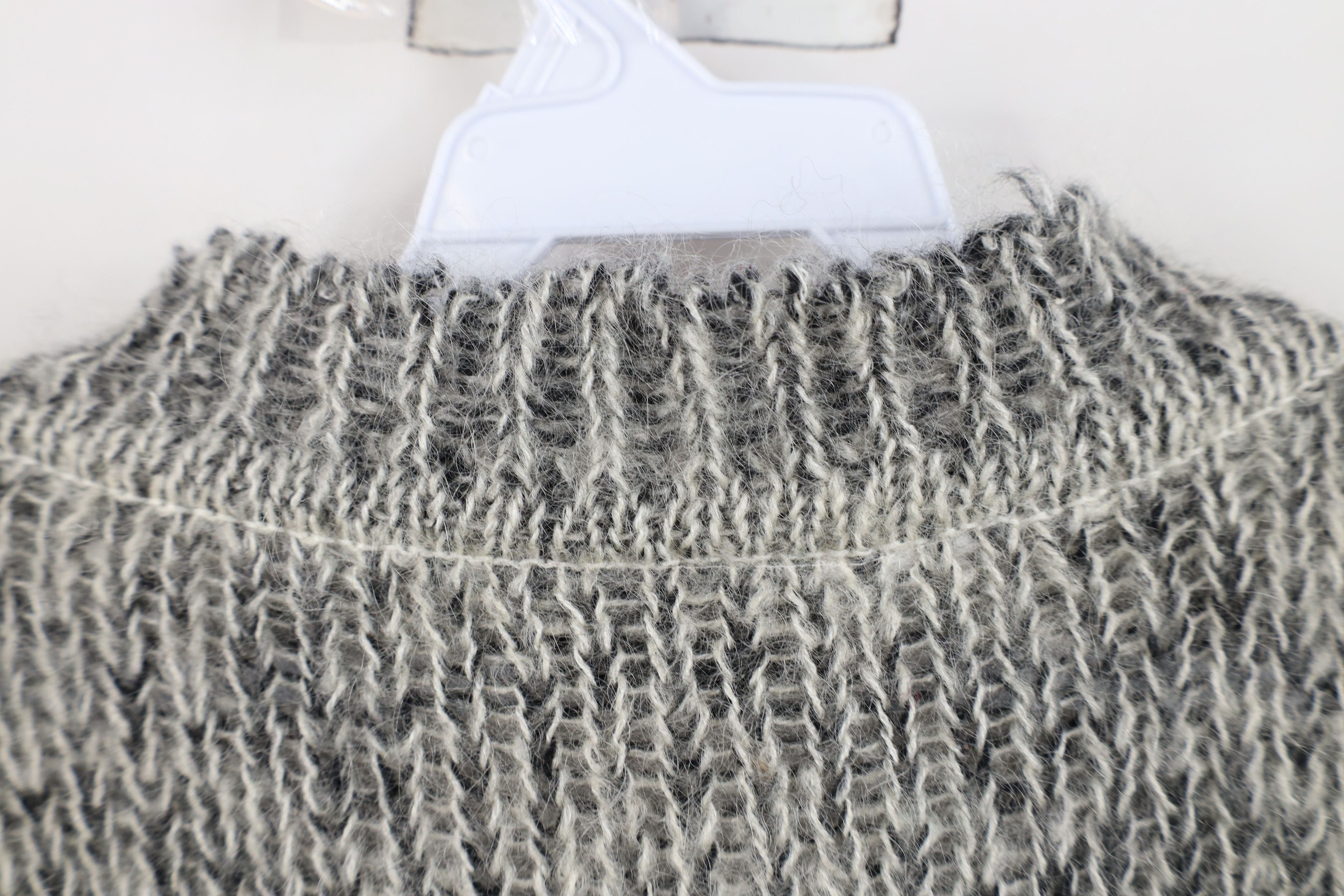 Vintage Vintage 90s Streetwear Mohair Wool Blend Knit Sweater Gray Size M / US 6-8 / IT 42-44 - 7 Thumbnail