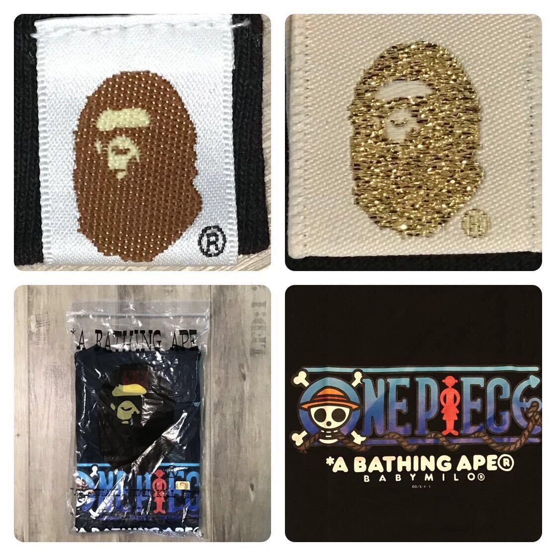 Bape BAPE × One Piece Chopper Milo T-shirt Black a bathing