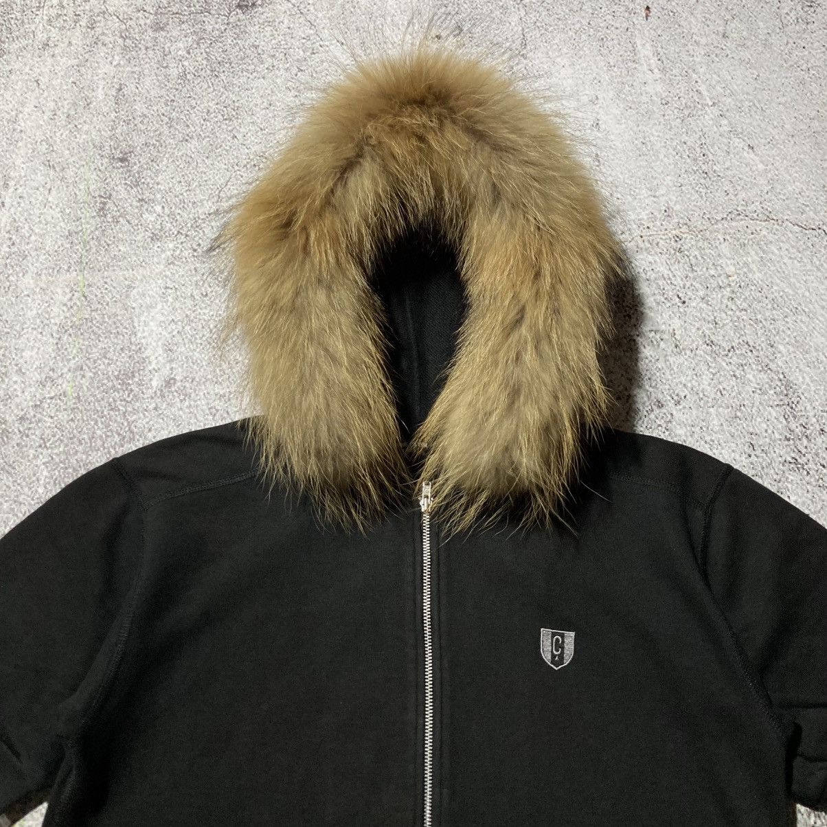 Japanese Brand 2000s Comme Ca Ism Short Slevee Fur Ziphoodie Punk Style Size US S / EU 44-46 / 1 - 3 Thumbnail