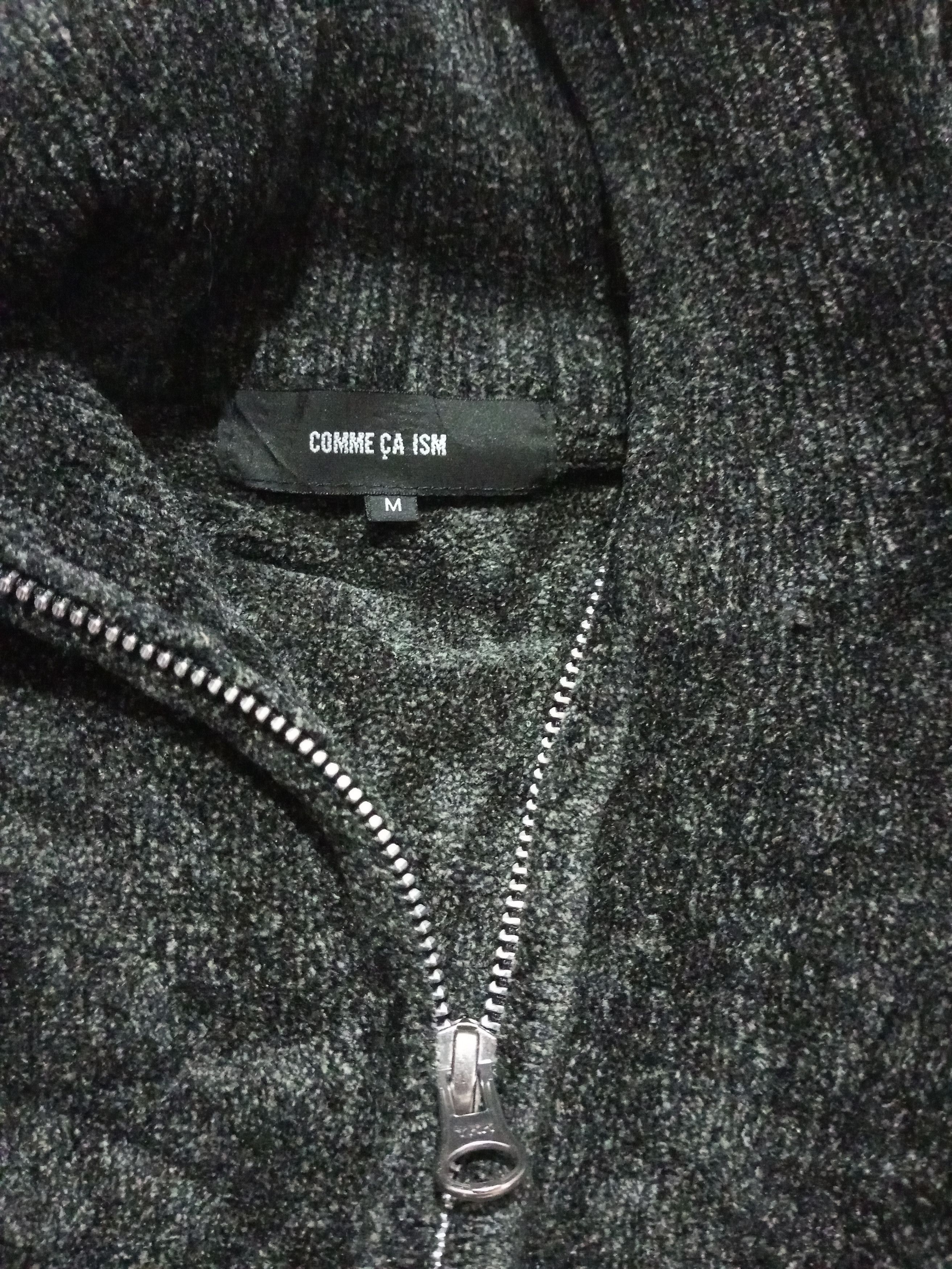 トップス vintage comme ca ism ds kint sullen Vintage Comme CA Ism - knit zipper line