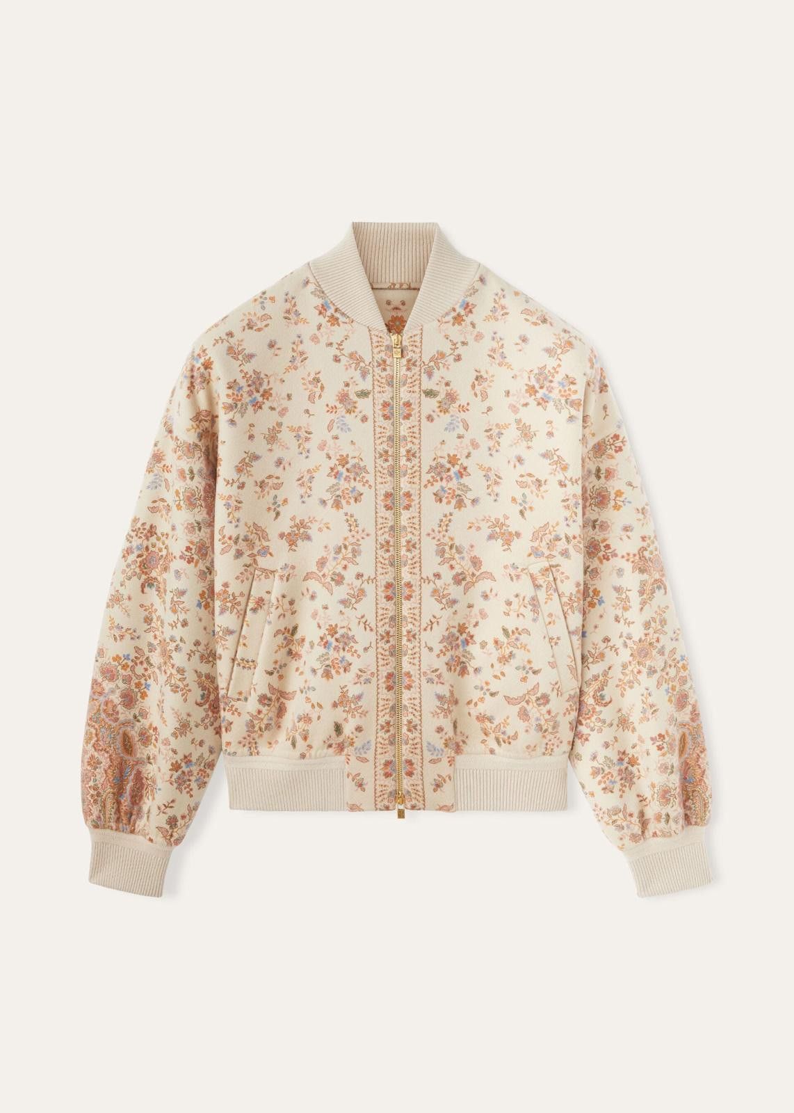 Loro Piana o1srvl11e0425 FAN9132 Elbert Bomber Jacket in Multicolor Size S / US 4 / IT 40 - 1 Thumbnail