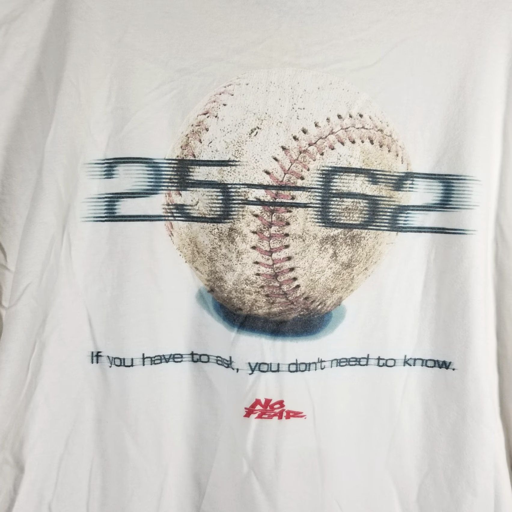 No Fear VINTAGE No Fear Baseball T-Shirt Men XXL 90s Sports Graphic Quote Cotton Limited Edition Size US XL / EU 56 / 4 - 2 Thumbnail