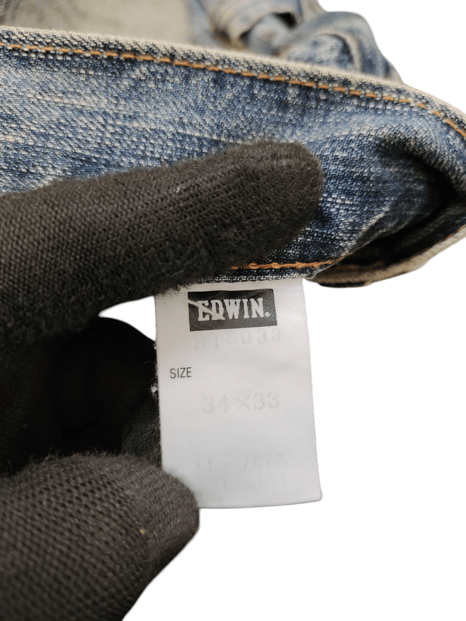 Number (N)ine × Undercover Vintage Edwin 503 Japan Clawmark Distress Faded Denim Jeans Size US 34 / EU 50 - 13 Thumbnail