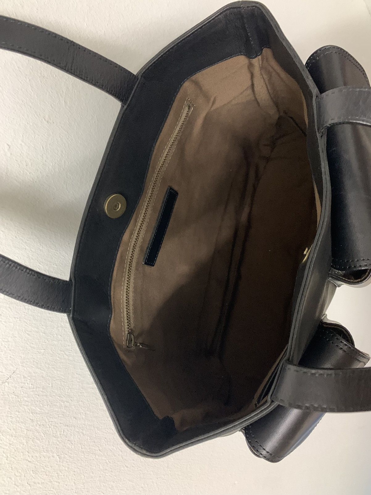 Japanese Brand Osema maeda black leather shoulder bag Size ONE SIZE - 13 Thumbnail