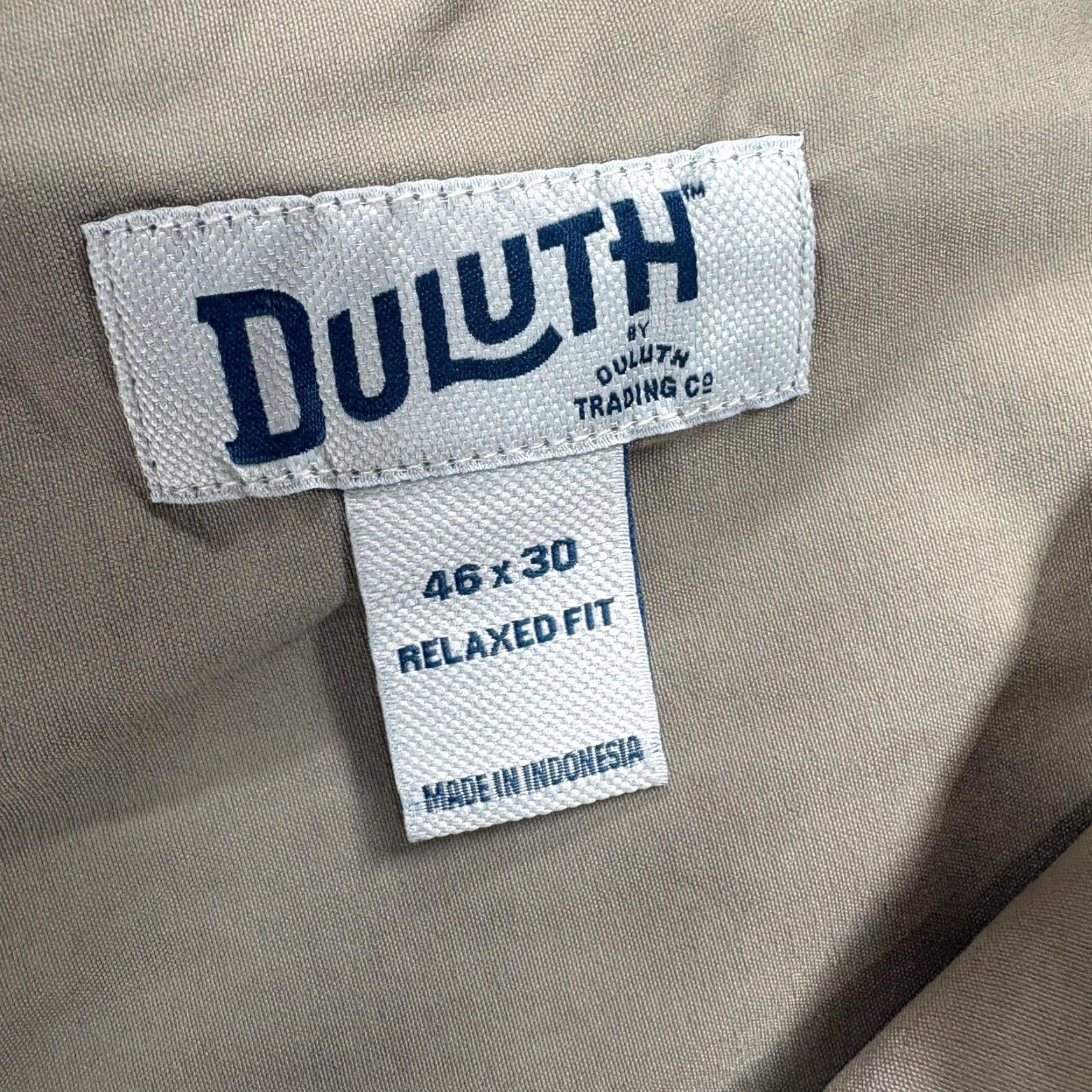 Duluth Trading Company Duluth Flex Dry on the Fly Relaxed Fit Cargo Pants Mens 46x26 Beige Stretch Work Size US 30 / EU 46 - 5 Thumbnail