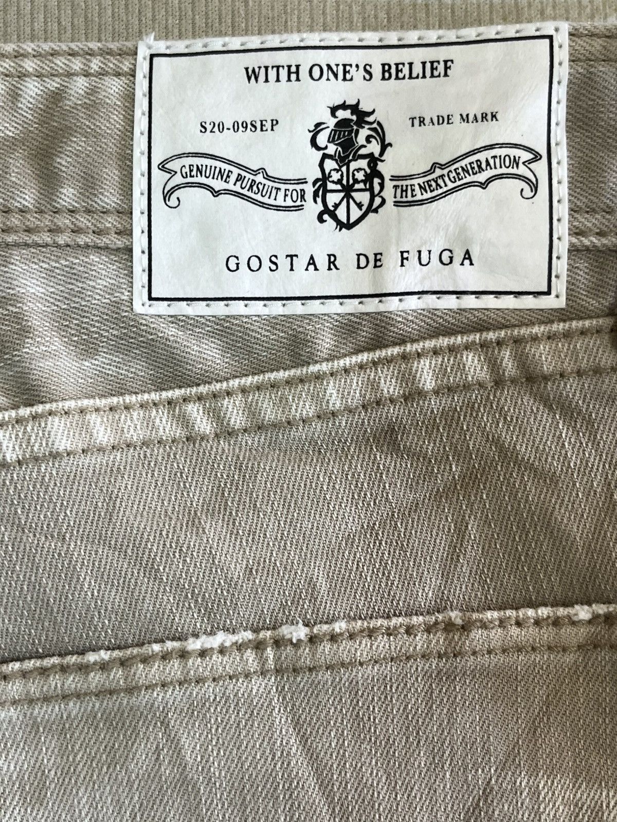 GOSTAR DE FUGA Vintage Go Star De Fuga Skinny Distressed Denim Size US 29 - 10 Thumbnail