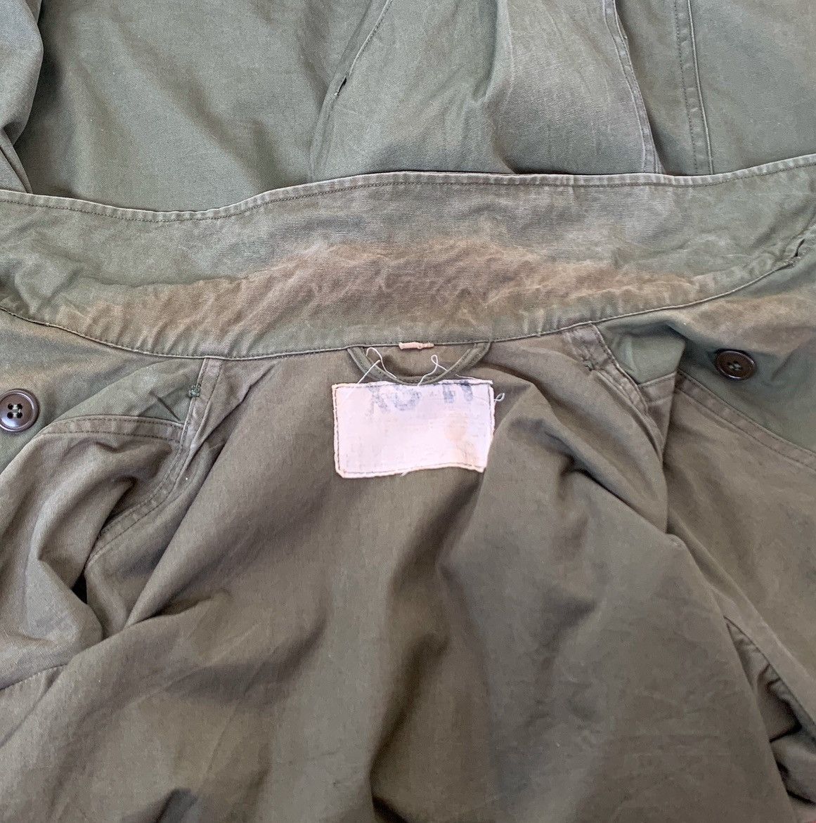 Vintage RARE! TRUE VINTAGE 40S FIELD JACKET M 1943 WWII INSPECTOR Size US S / EU 44-46 / 1 - 15 Thumbnail