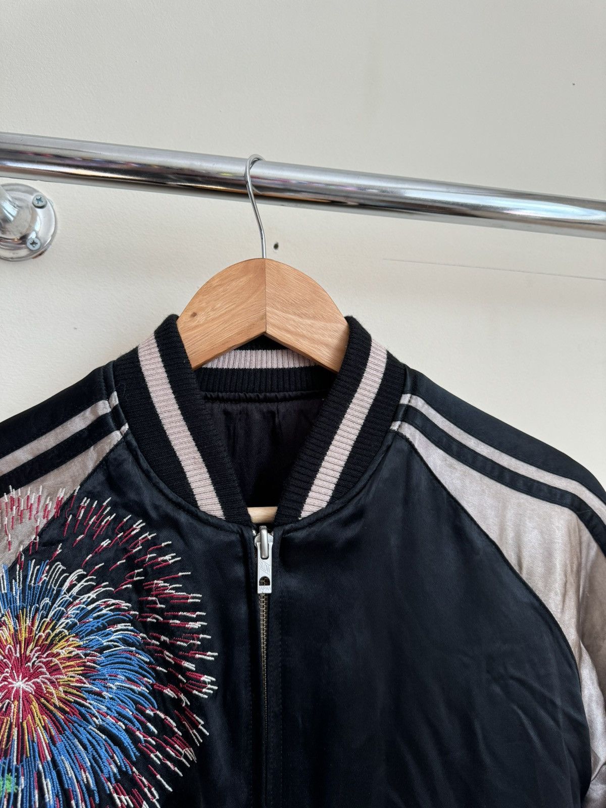 Vintage Japanese Classic Script Fireworks Jacket Size US M / EU 48-50 / 2 - 5 Thumbnail