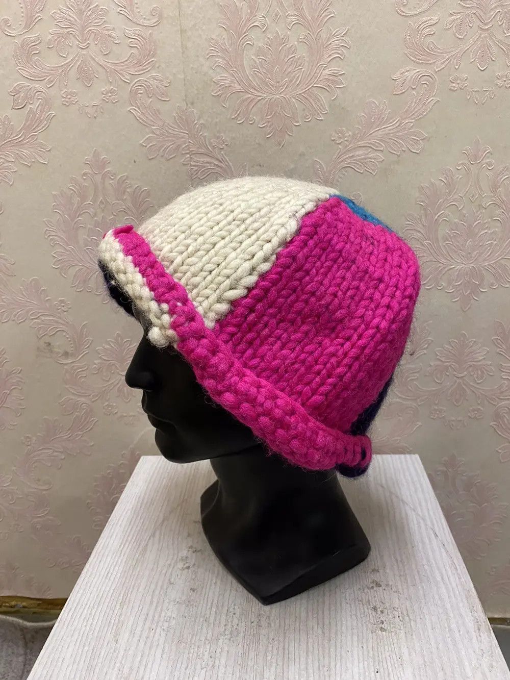 Japanese Brand Japanese Brand Rare Design Knit Beanie Hat Size ONE SIZE - 2 Thumbnail
