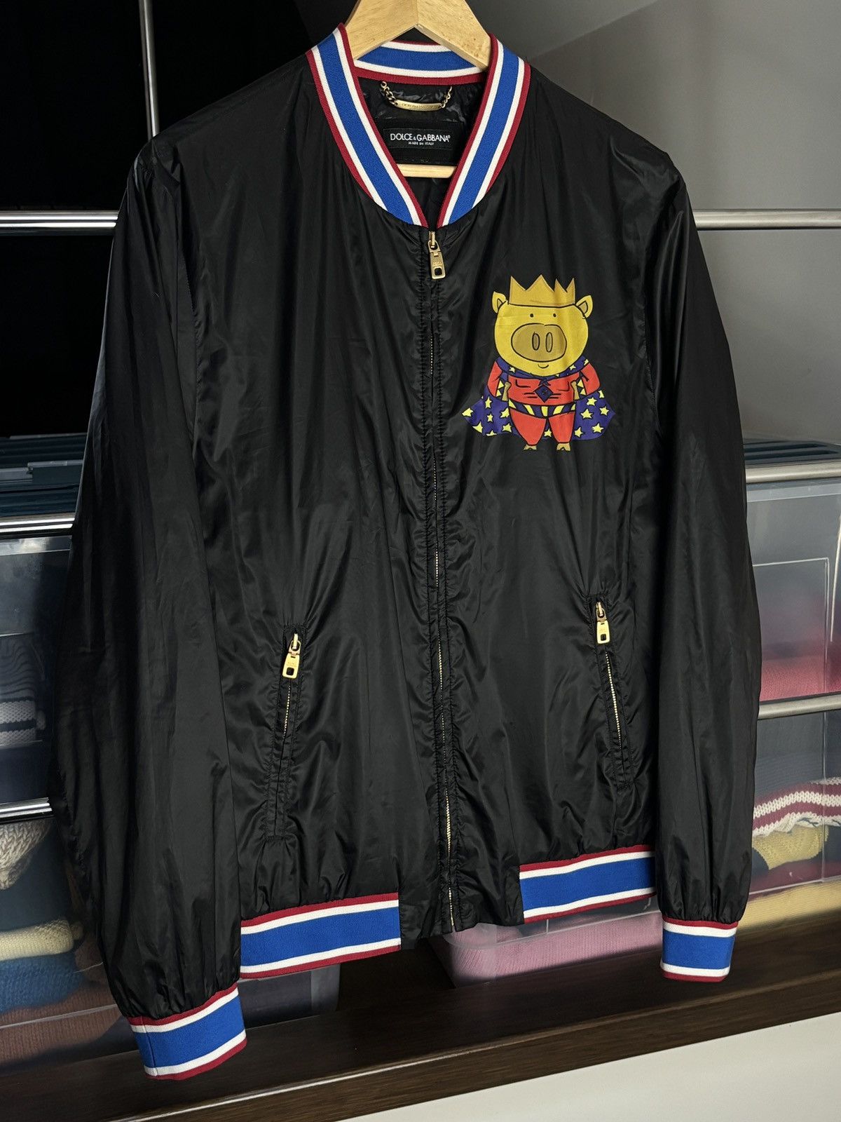 Dolce & Gabbana Dolce & Gabbana Year Of The Pig Rare Bomber Jacket Vintage Size US M / EU 48-50 / 2 - 2 Thumbnail