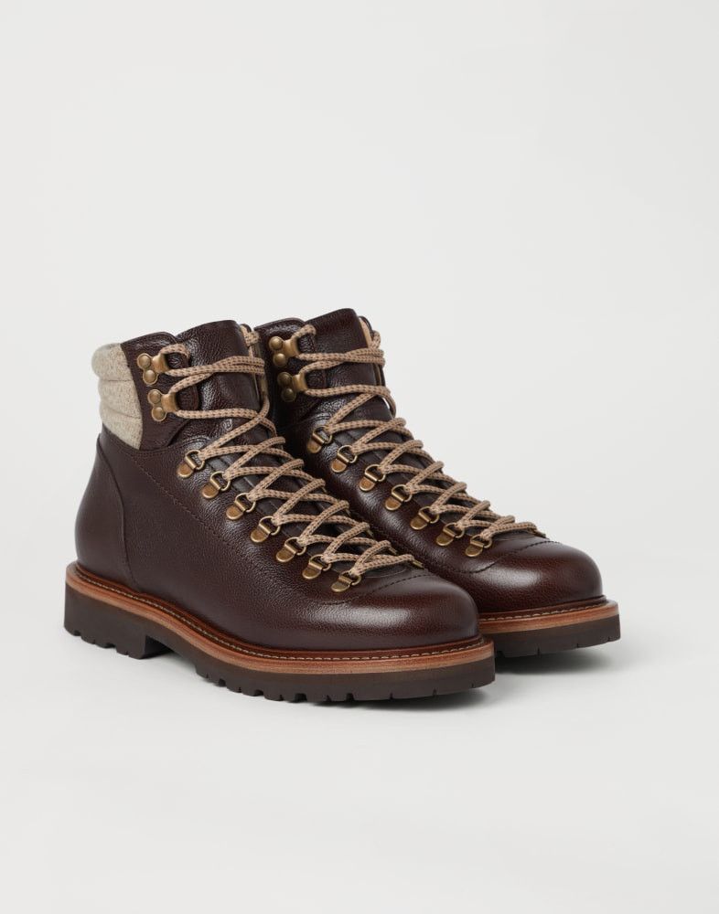 Brunello Cucinelli o1w1db10825 Pair Of Ankle Boots in Brown Size US 11 / EU 44 - 2 Thumbnail