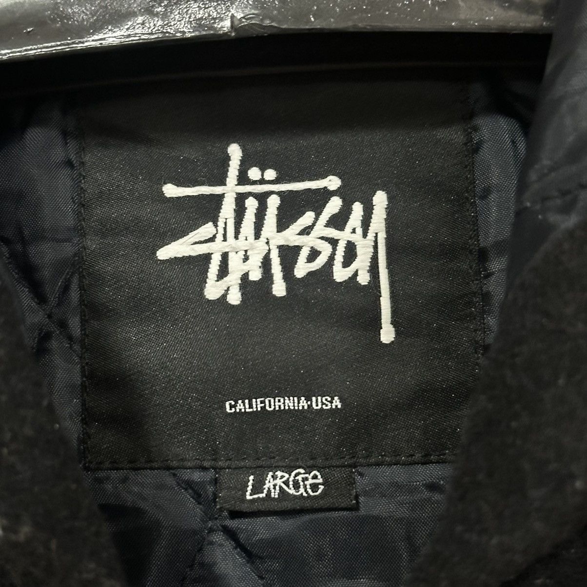 Stussy STUSSY I.S.T TRIBE WOOL VARSITY HOODIE Size US L / EU 52-54 / 3 - 3 Thumbnail