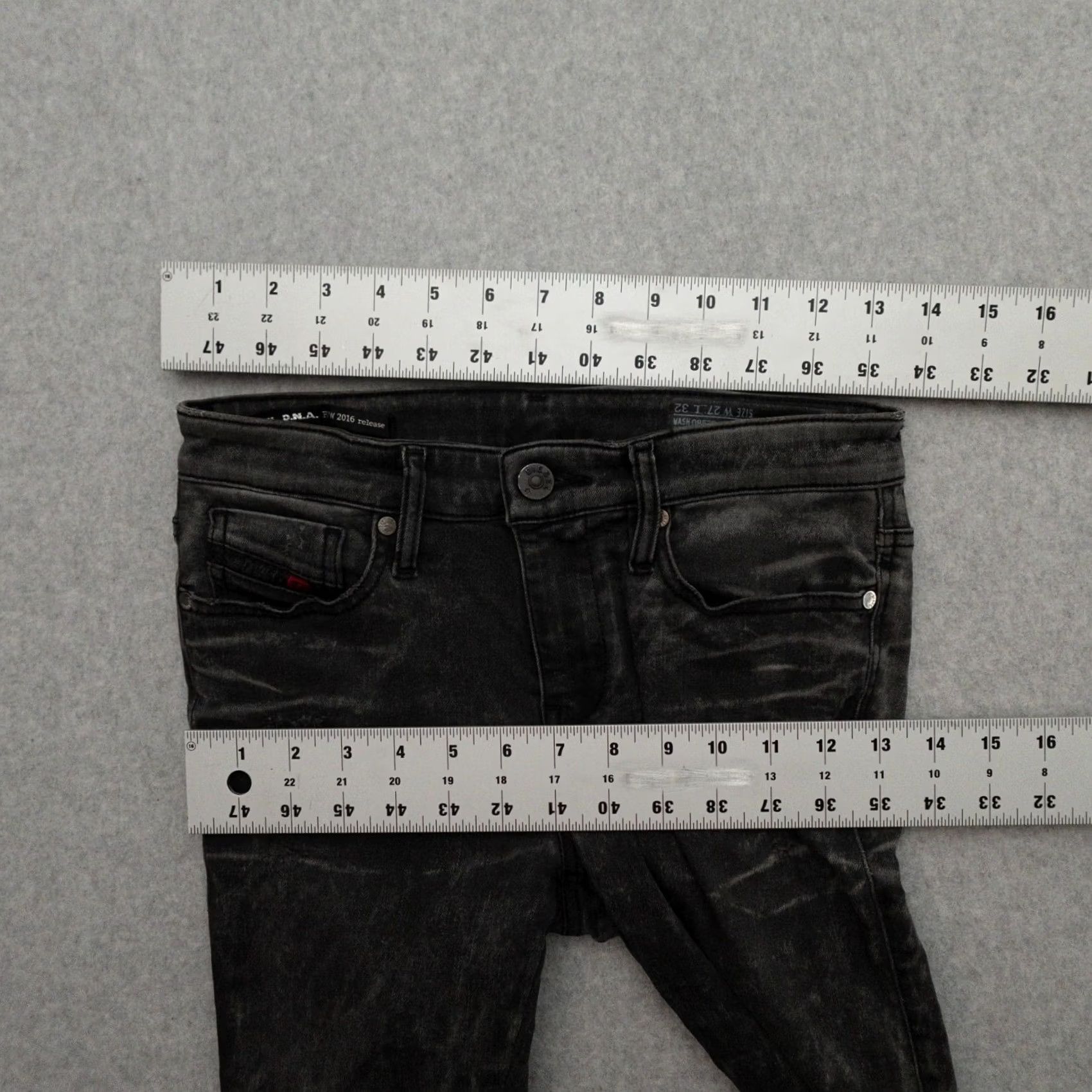 Diesel Diesel Jeans Womens 27 F/W D.N.A. 2016 Skinzee Super Slim Skinny Size 27x30 - PRE-OWNED - Fit Size 27" / US 4 / IT 40 - 7 Thumbnail