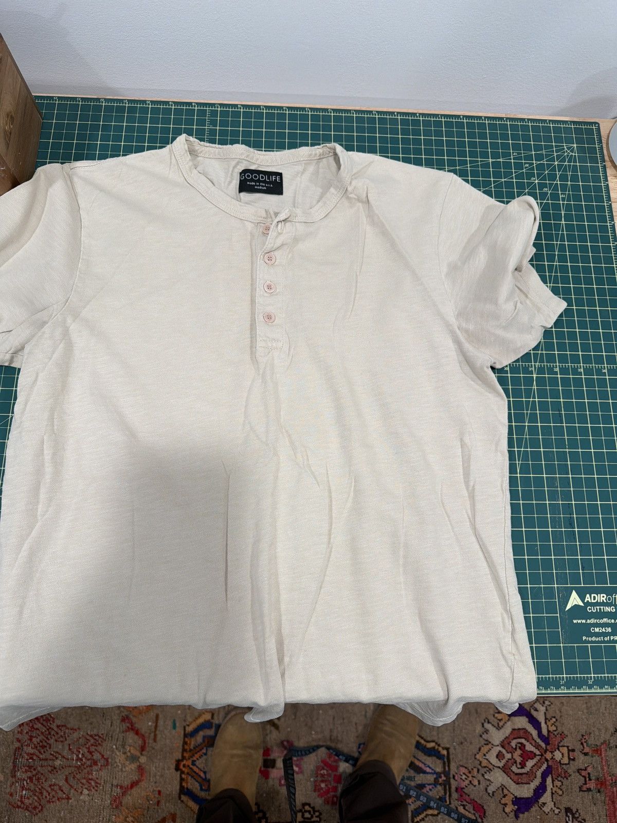 Goodlife Goodlife henley T-shirt short sleeve Size US M / EU 48-50 / 2 - 3 Thumbnail