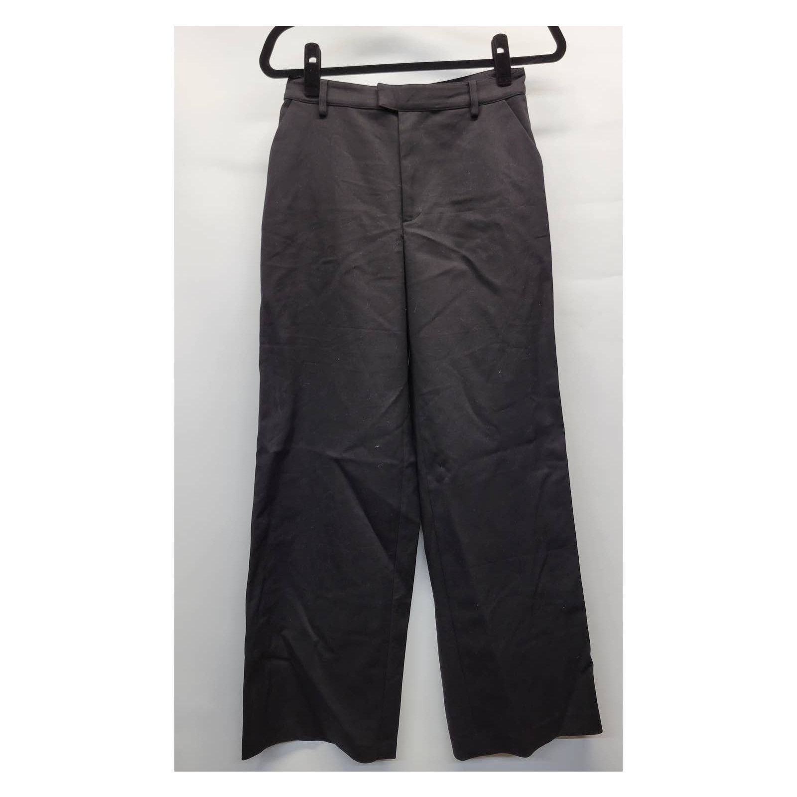 Good American Good American Black Slack Dress Pants Size 26" / US 2 / IT 38 - 1 Thumbnail