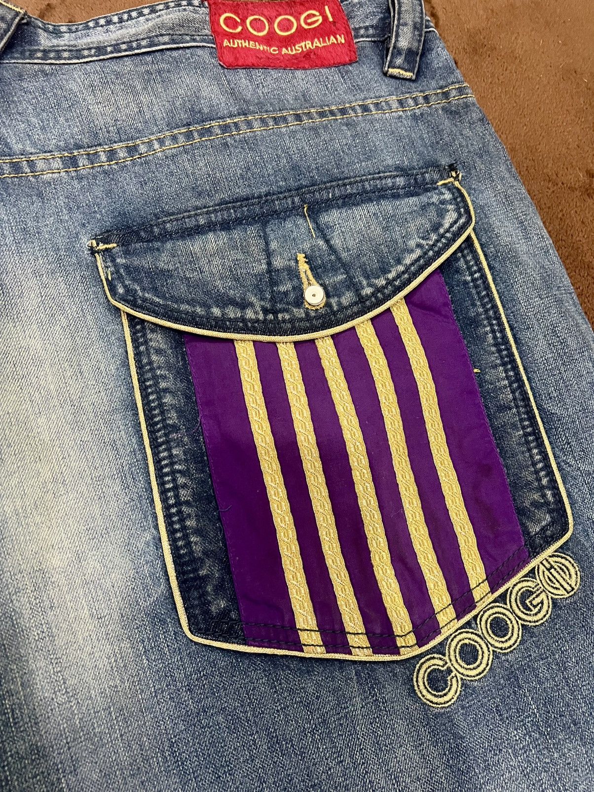 Coogi × JNCO × Vintage Vintage Coogi Crazy Embroided Shorts Baggy Size US 42 / EU 58 - 14 Thumbnail