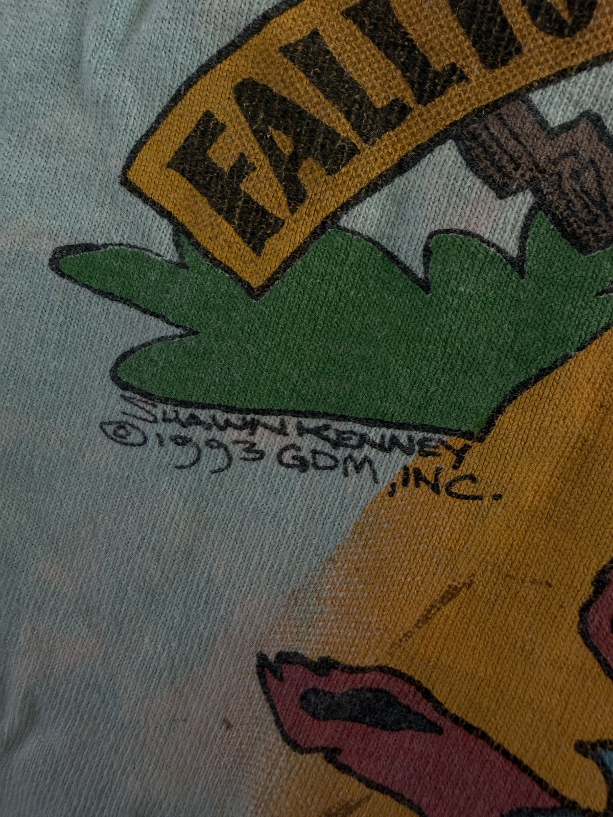 Vintage Grateful Dead - 1993 Fall Tour shirt (thrashed!) Size US L / EU 52-54 / 3 - 4 Thumbnail