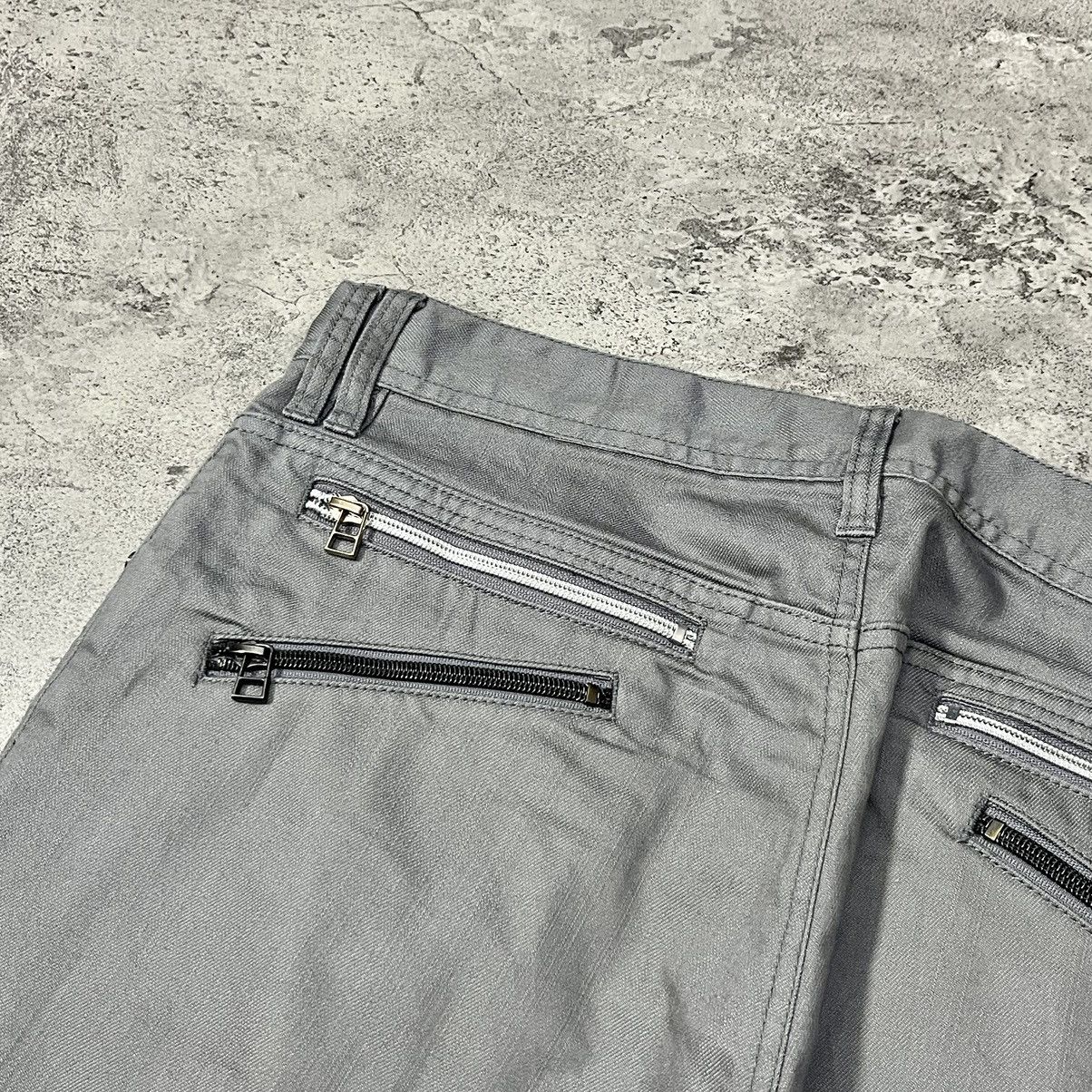 semanticdesign Semantic Design Tactical Zip Flared Trousers - Grey Size US 33 - 7 Thumbnail