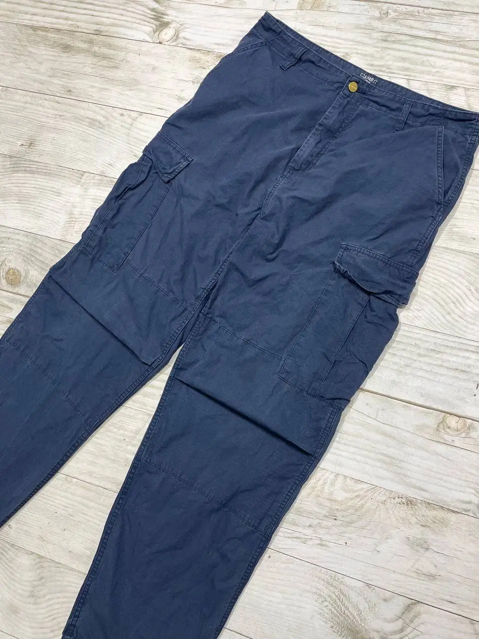 Carhartt Vintage Carhartt WIP Cargo Pants Distrissed Work Size US 33 - 3 Thumbnail