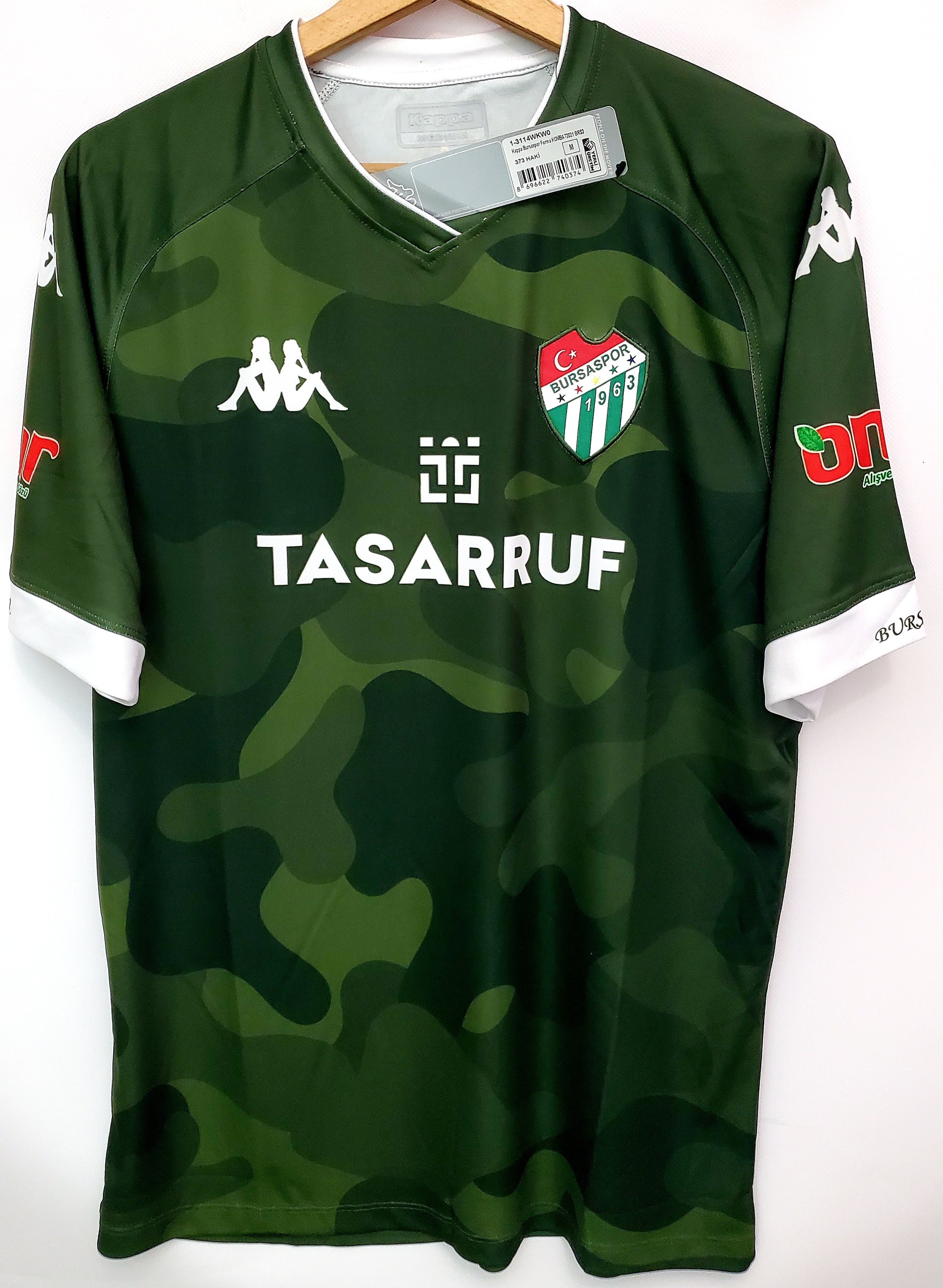 Kappa BURSASPOR 2020/21 Kappa away soccer jersey size M Size US M / EU 48-50 / 2 - 1 Thumbnail