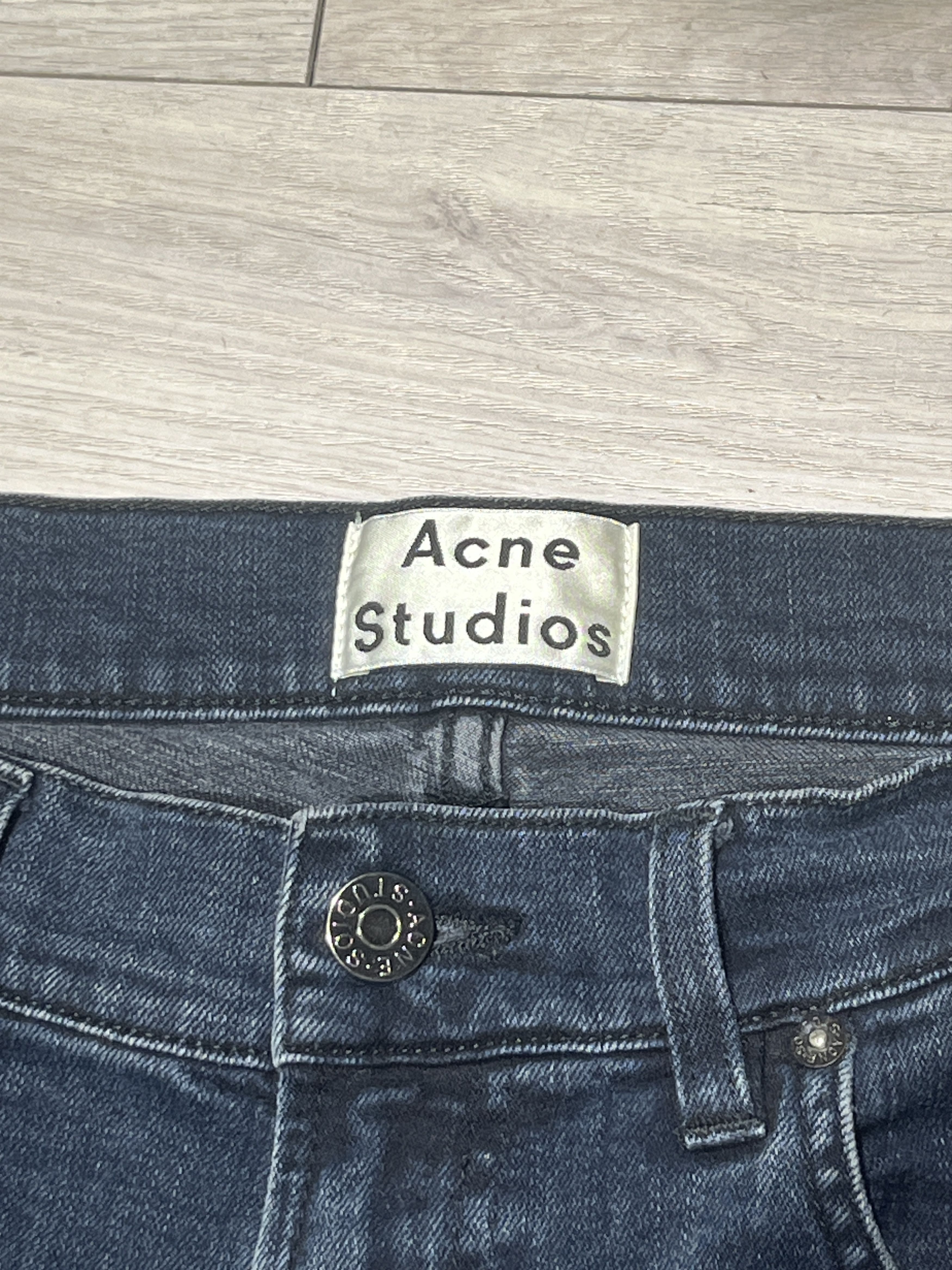 Acne Studios Acne Jeans Max Cash Slim Jean Raw Size US 32 / EU 48 - 3 Thumbnail