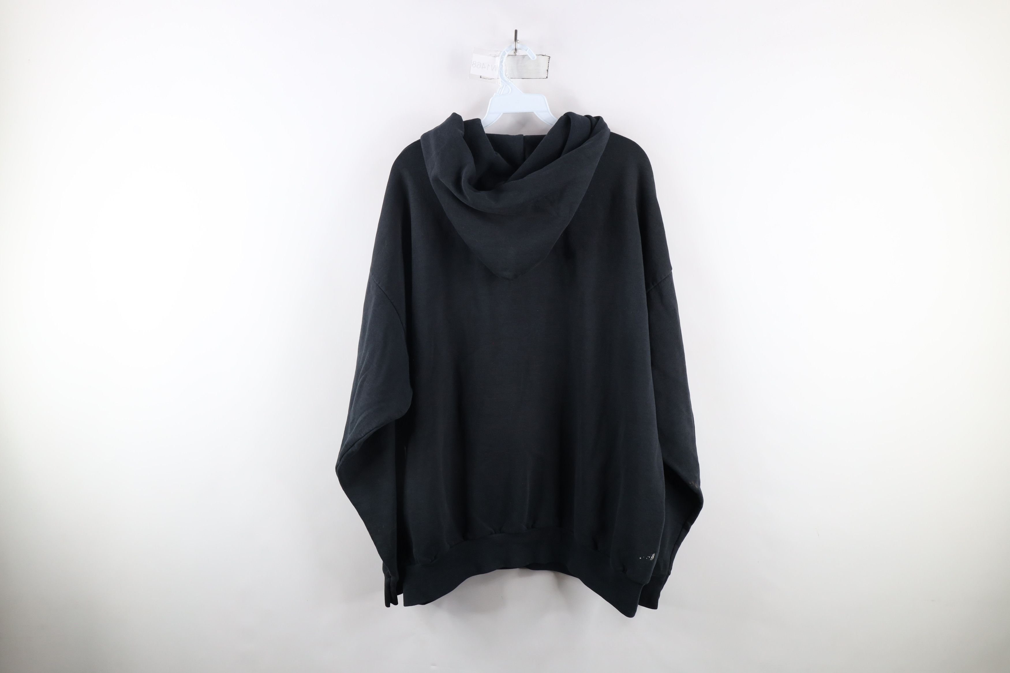 Vintage Vintage 90s Streetwear Deer Buck Nature Hoodie Black Size US XXL / EU 58 / 5 - 15 Thumbnail