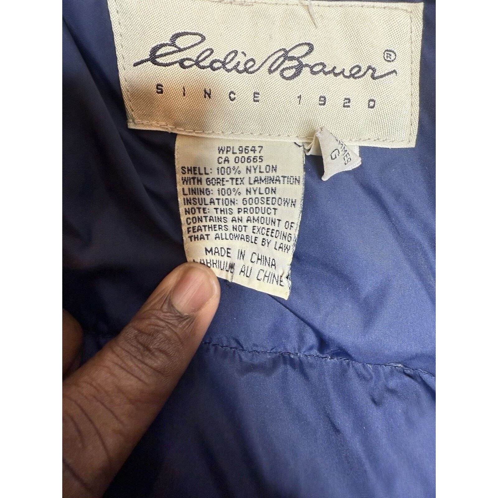Eddie Bauer Vintage Eddie Bauer Jacket Mens Large GORE TEX Goose Down Size US L / EU 52-54 / 3 - 11 Thumbnail