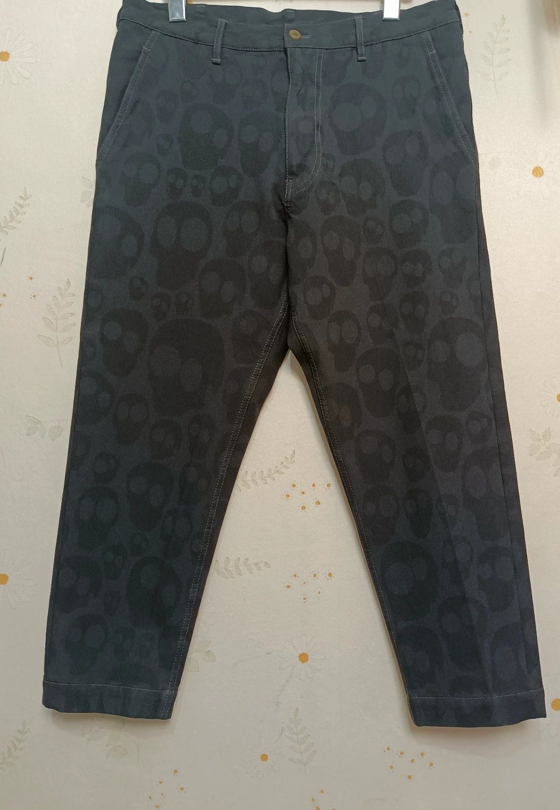 Comme des Garcons CDG Skull Print Casual Pants - dmc Size US 26 / EU 42 - 1 Thumbnail