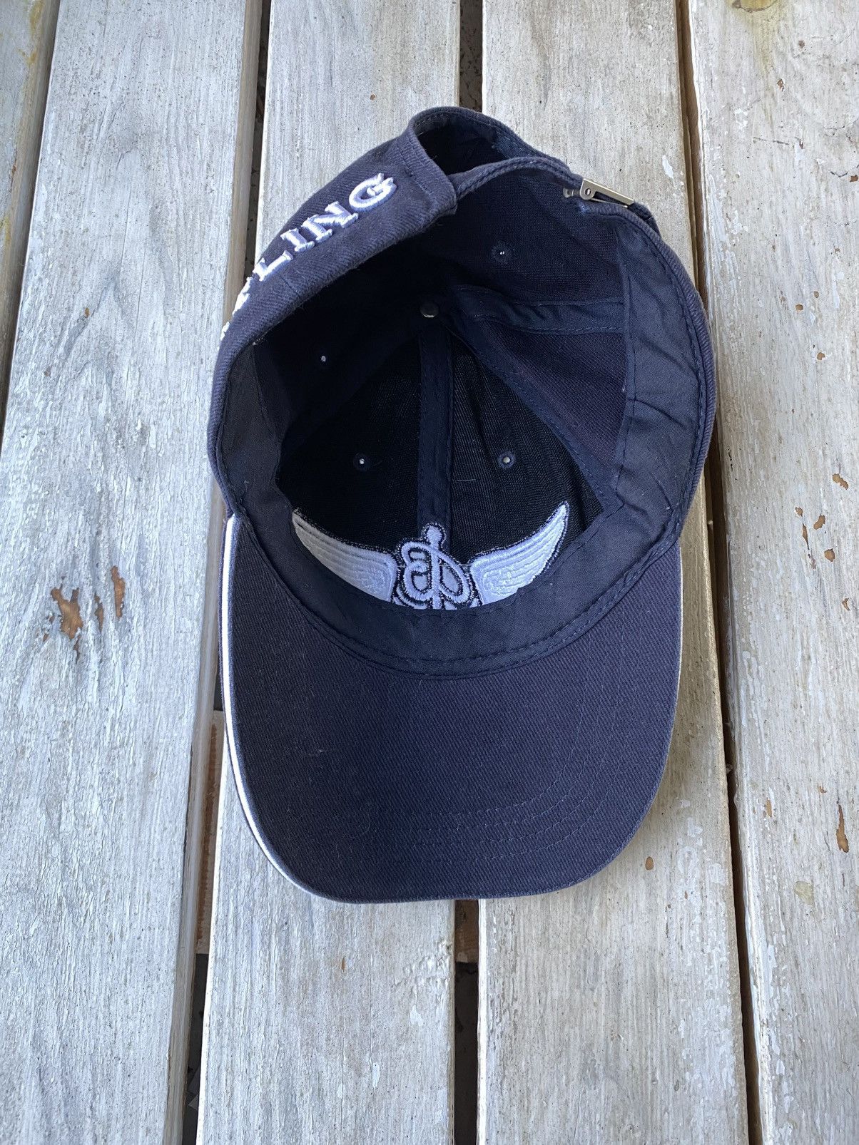 Breitling × Vintage Vintage 90s Breitling Logo Cap Hat Rolex Cartier Omega Size ONE SIZE - 6 Thumbnail