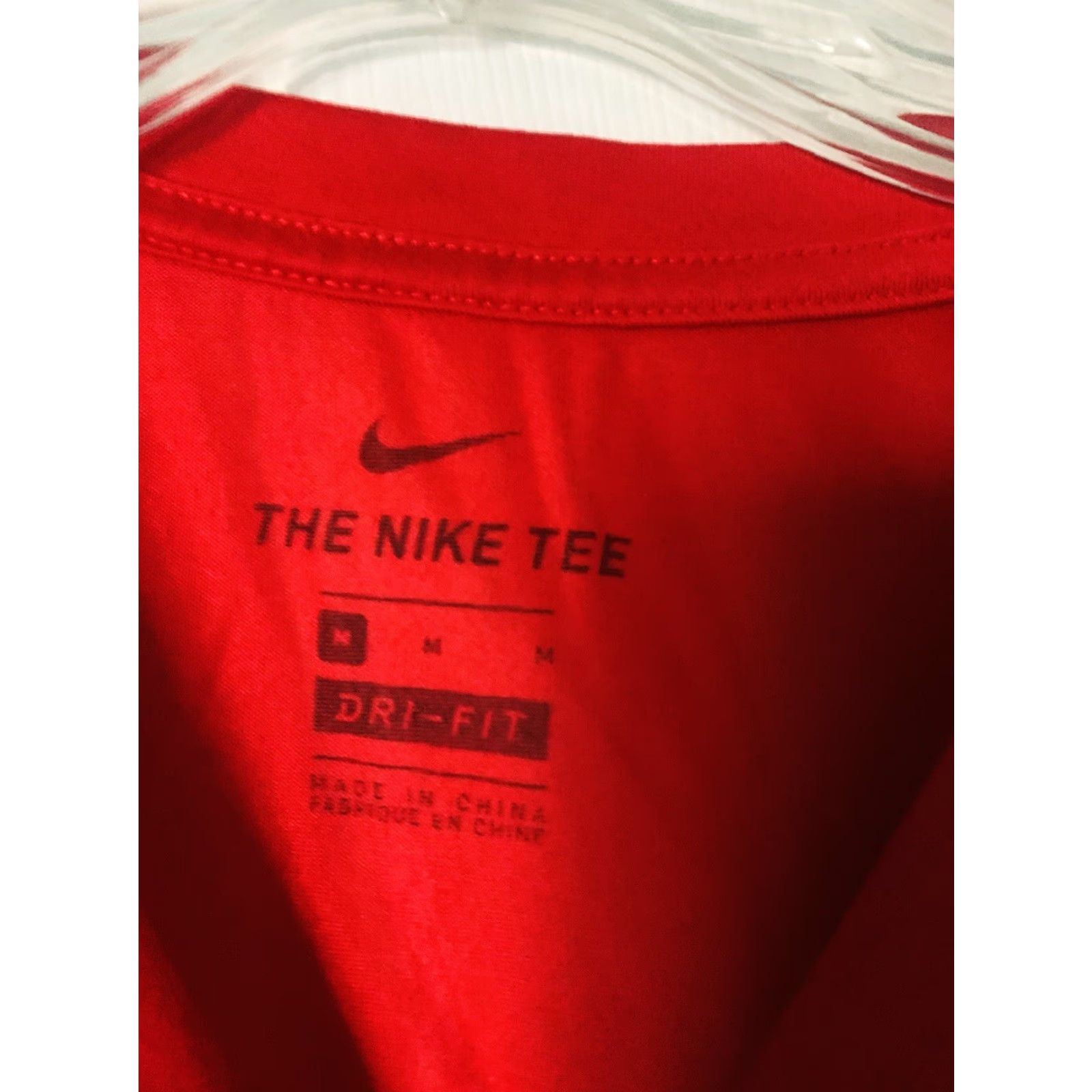 Nike Nike Training Dri-FIT Legend T-Shirt Mens Red DM6283 Medium Graphic Print Short Sleeve Logo Breathable Activewear 90s? Size US M / EU 48-50 / 2 - 3 Thumbnail