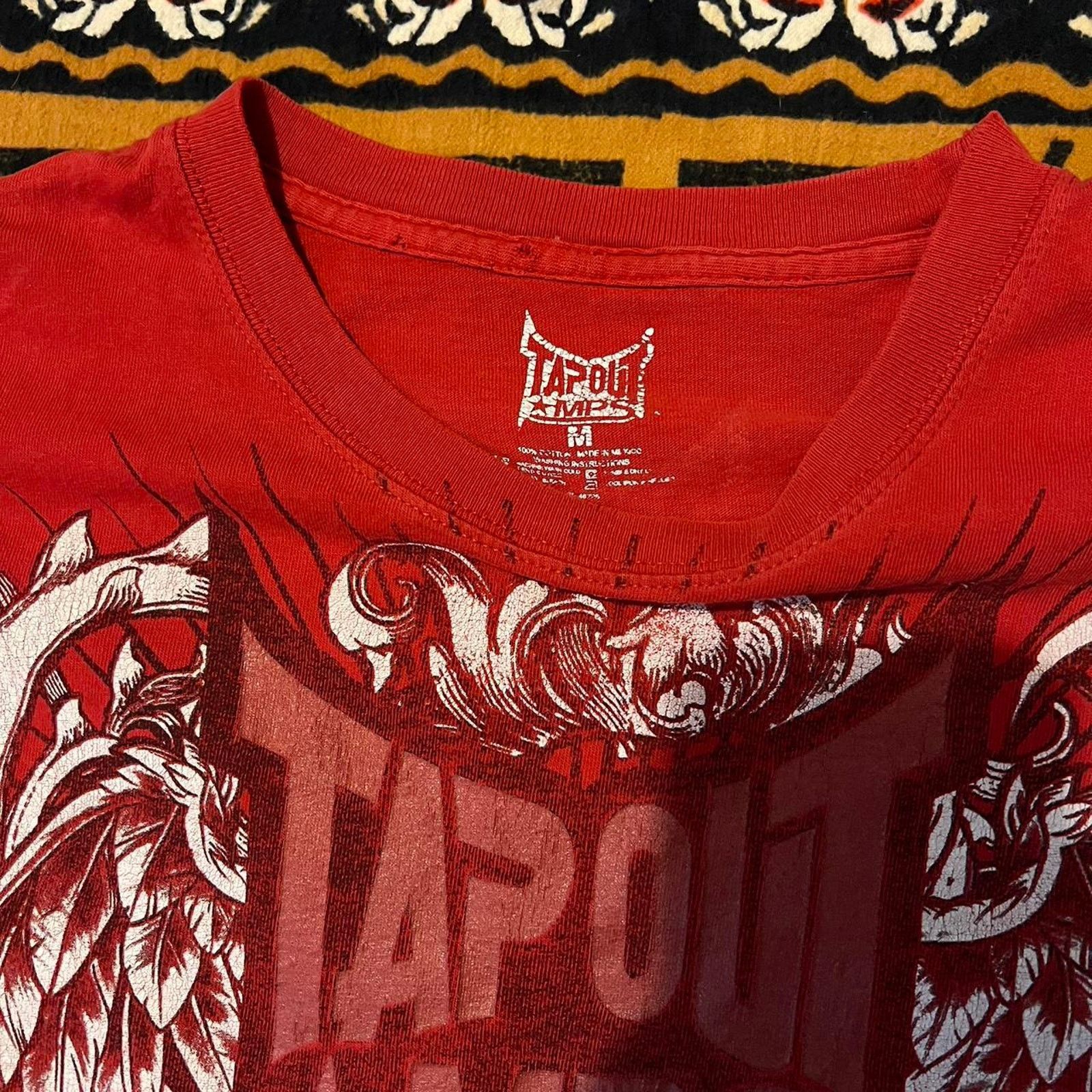 Affliction × JNCO × Tapout Crazy rare tapout y2k shirt afflliction jnco wings skulls Size US M / EU 48-50 / 2 - 2 Thumbnail