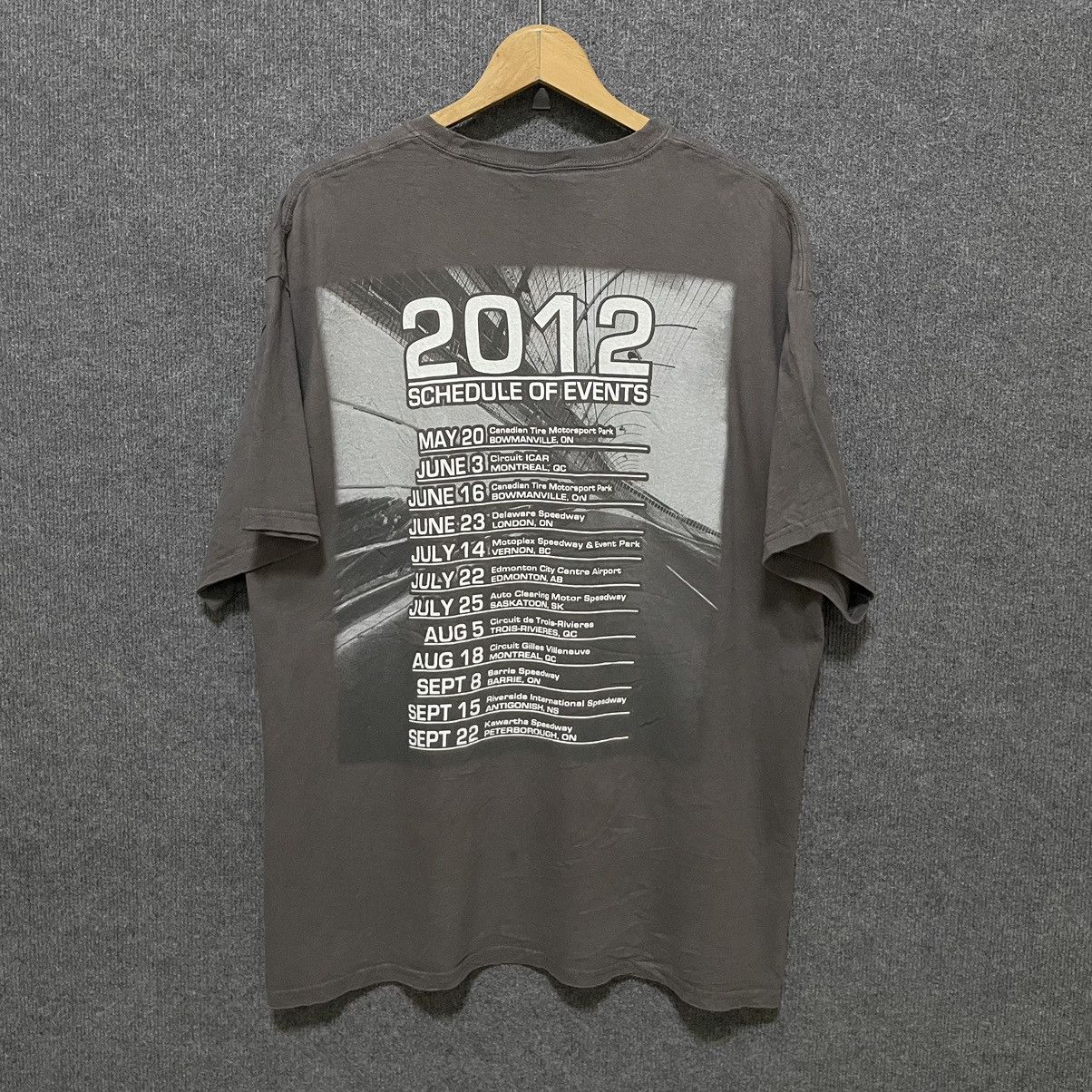 NASCAR × Vintage Vintage 2012 Nascar Canadian Tire Series Tour T Shirt Size US XL / EU 56 / 4 - 5 Thumbnail