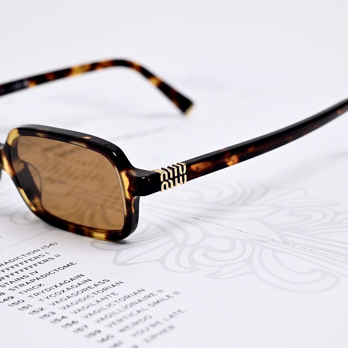 Miu Miu MIU MIU 0MU 11ZS SUNGLASSES Size ONE SIZE - 3 Thumbnail