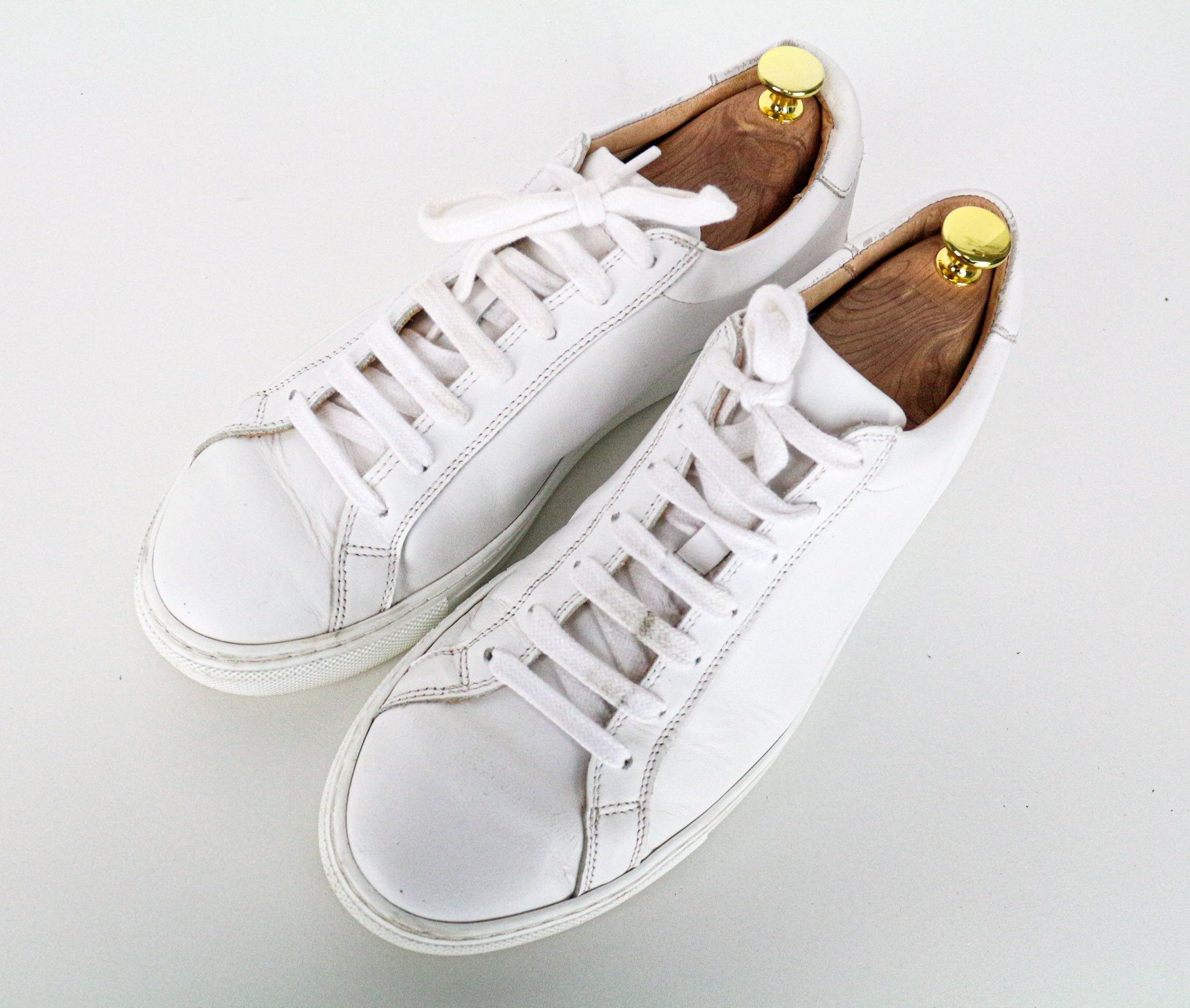 Suitsupply EU42 White Genuine Leather Low-Top Leisure 72908 Size US 9 / EU 42 - 8 Thumbnail