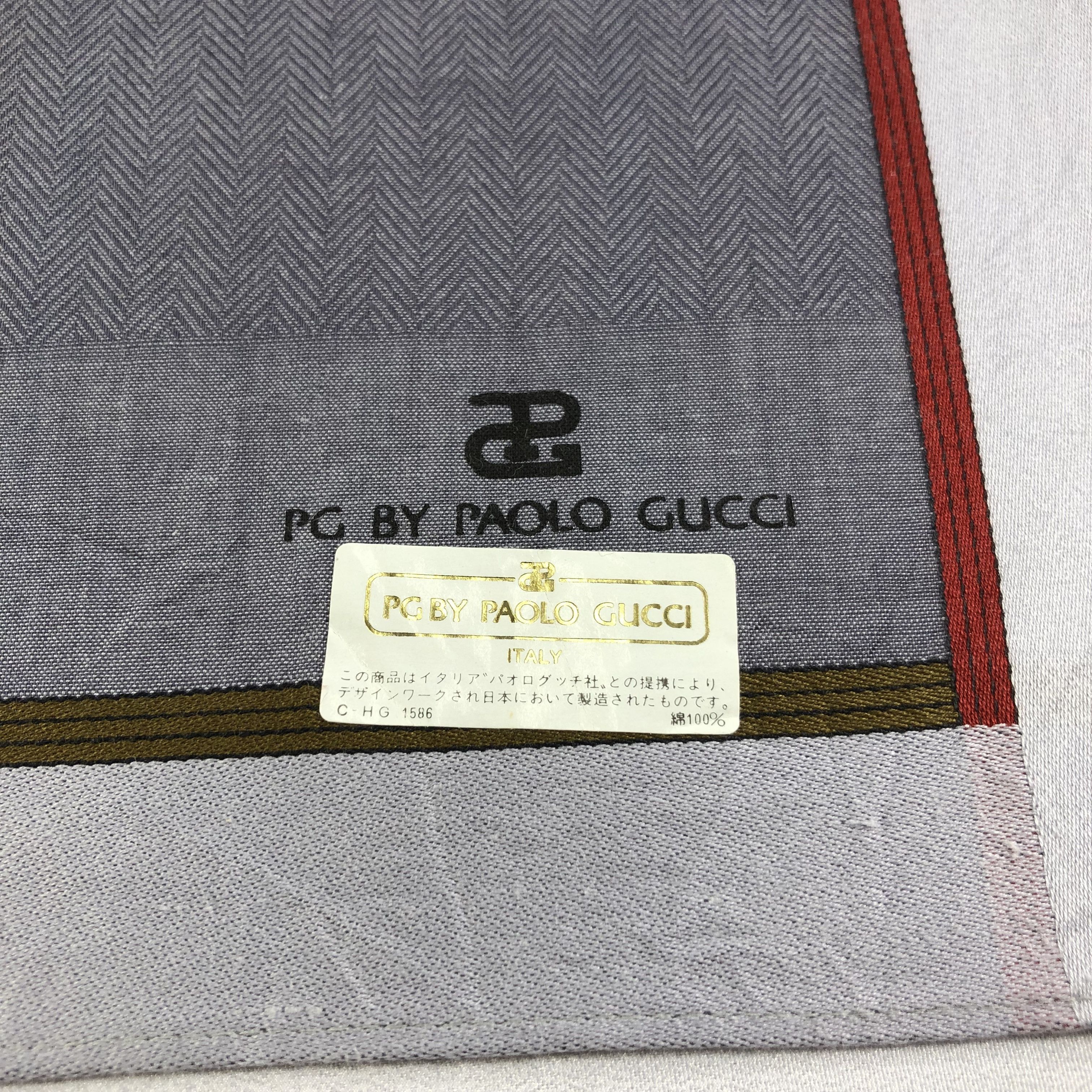 Paolo Gucci Paolo Gucci Handkerchief Neckerchief Bandana H1853 Size ONE SIZE - 4 Thumbnail