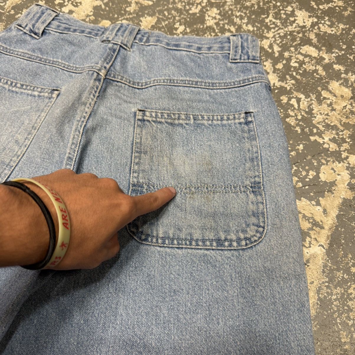 Lee Vintage Lee Pipe BMX Huge Pocket Y2K Baggy Cargo Shorts Jort Size US 28 / EU 44 - 12 Thumbnail