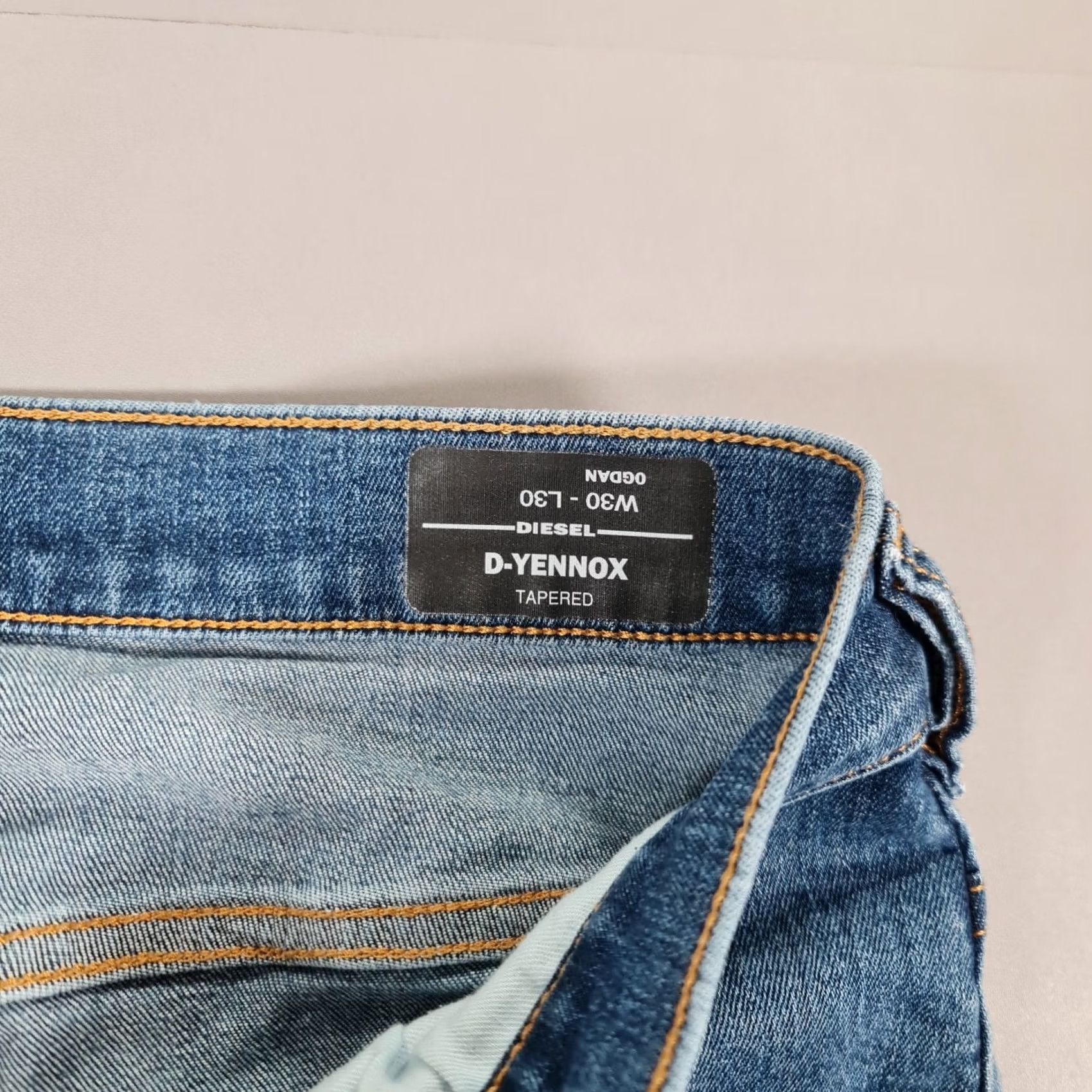 Diesel Diesel Jeans Blue Slim 5-Pocket Stretch Denim W30 L30 D-Yennox Tapered Mens Jeans Mens Regular De nIM Size US 30 / EU 46 - 5 Thumbnail