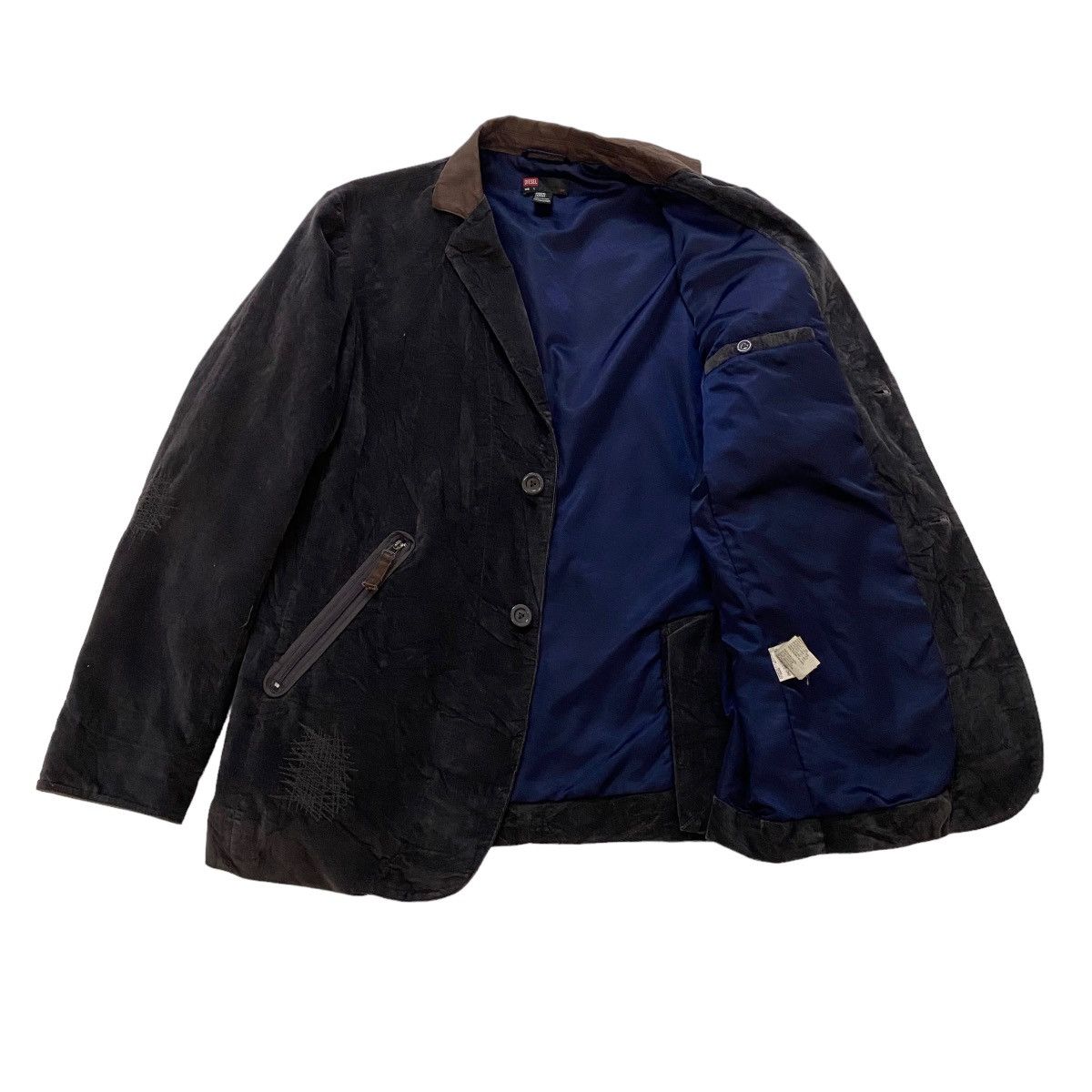 Diesel × Diesel Black Gold × Japanese Brand ✨Nice design Diesel velvet light jacket Size US M / EU 48-50 / 2 - 1 Thumbnail