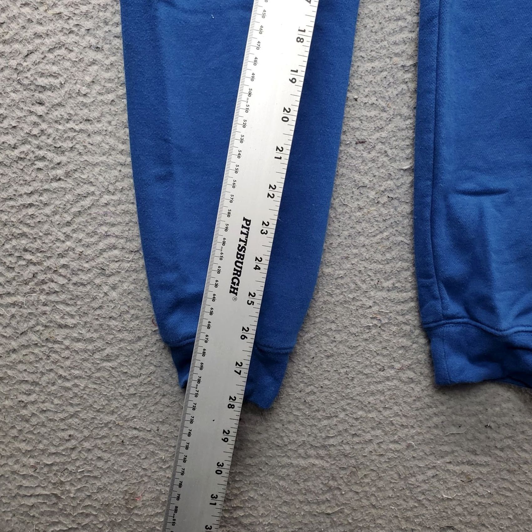 Nike Nike Sweatpants Womens XS Blue Embroidered Logo Elastic Waist Drawstring Tapered Size 26" / US 2 / IT 38 - 4 Thumbnail