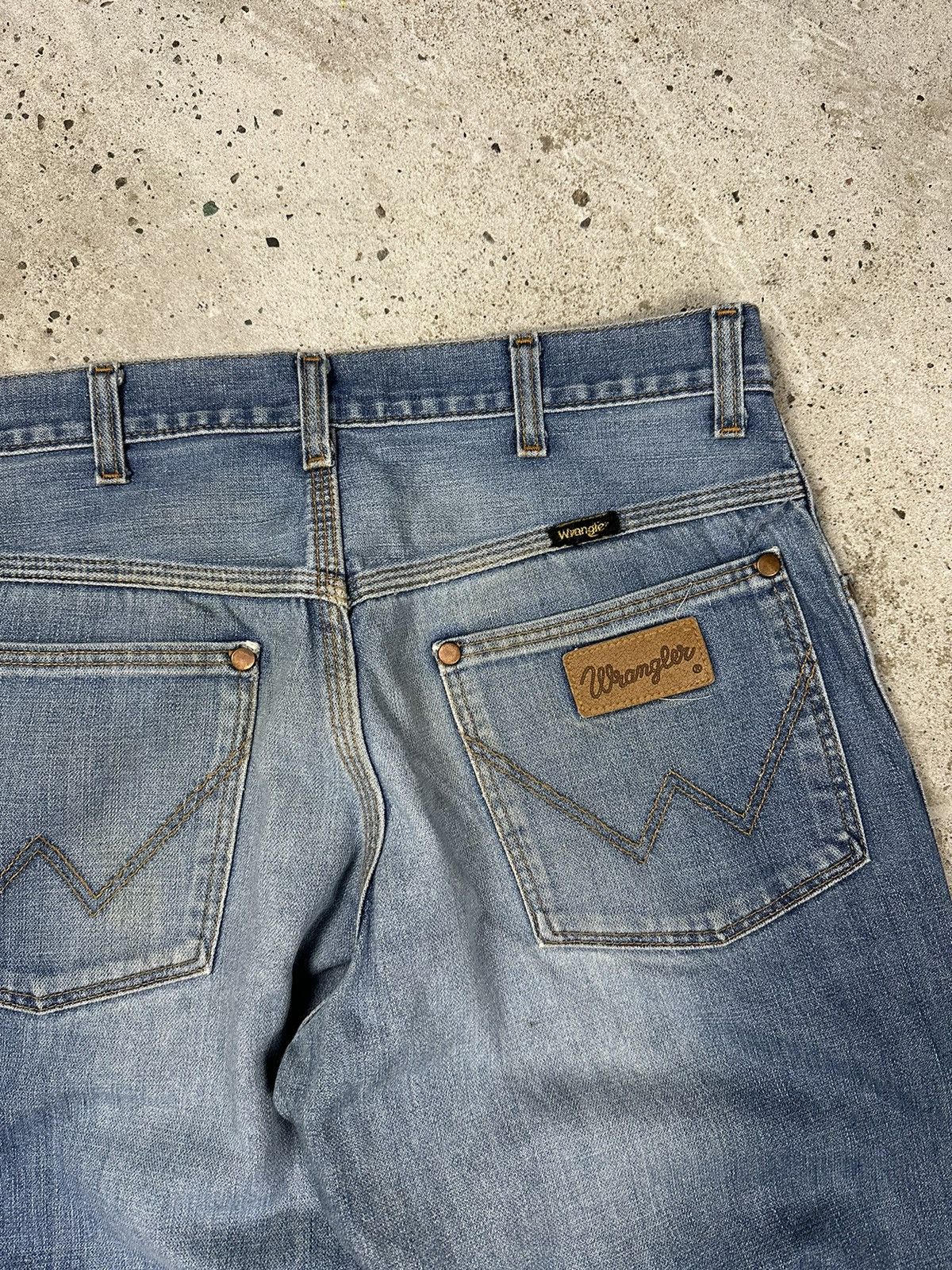 Vintage × Wrangler Vintage Y2K Wrangler Double Knee Repaired Denim Pants Jeans Size US 30 / EU 46 - 15 Thumbnail