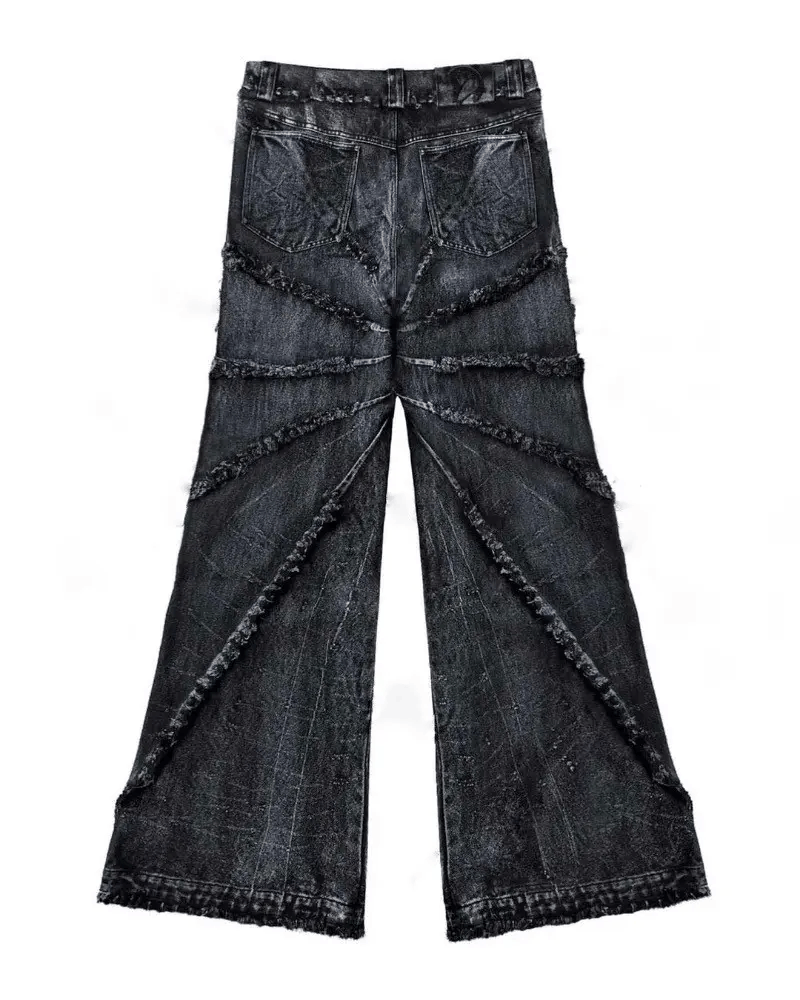 Japanese Brand × Vintage Y2k Retro Oversized Punk Retro Hip Hop Jeans Size US 28 / EU 44 - 2 Thumbnail