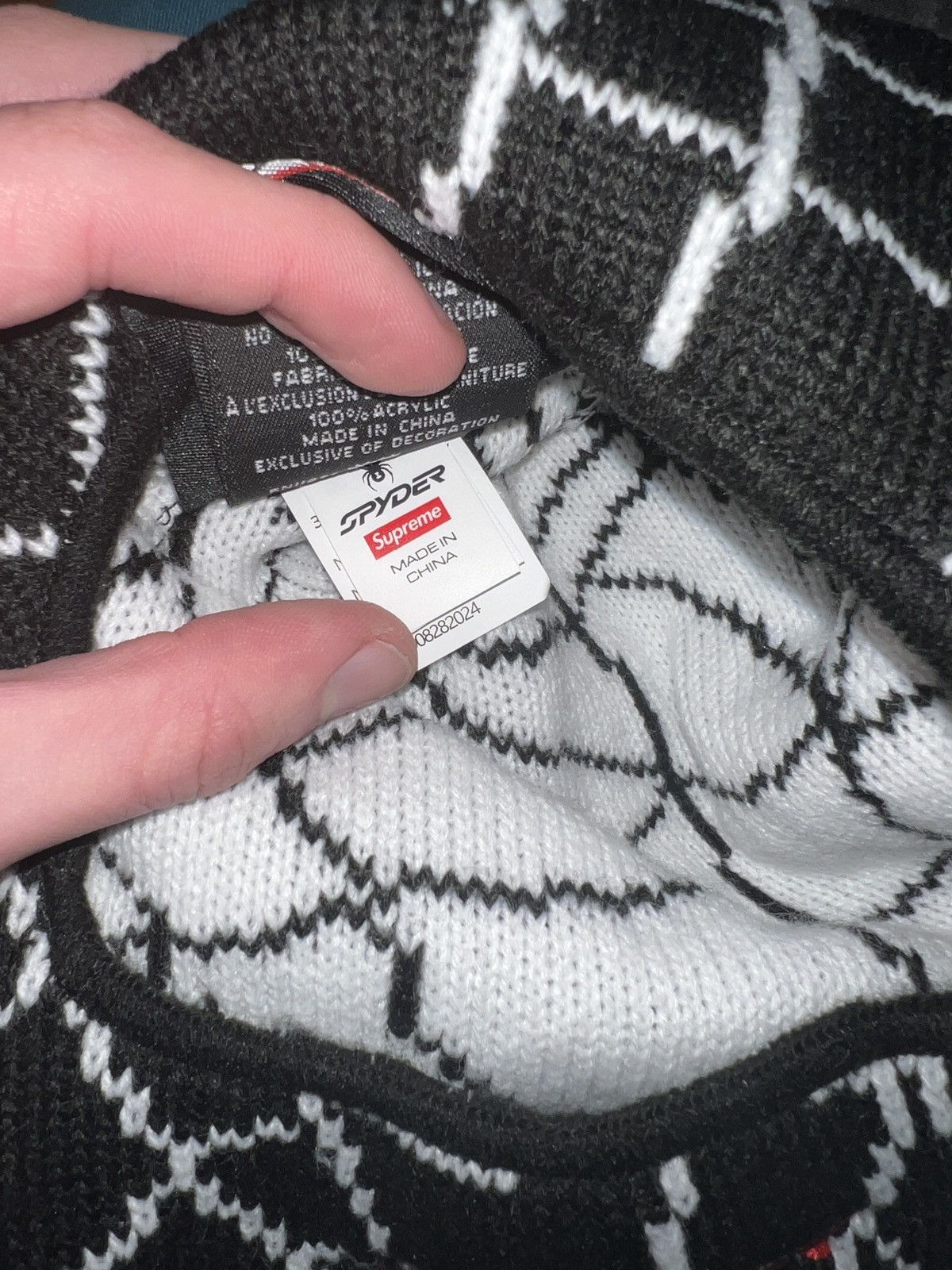 Spyder × Supreme Supreme®/Spyder®/New Era® Balaclava - Black Size ONE SIZE - 7 Thumbnail
