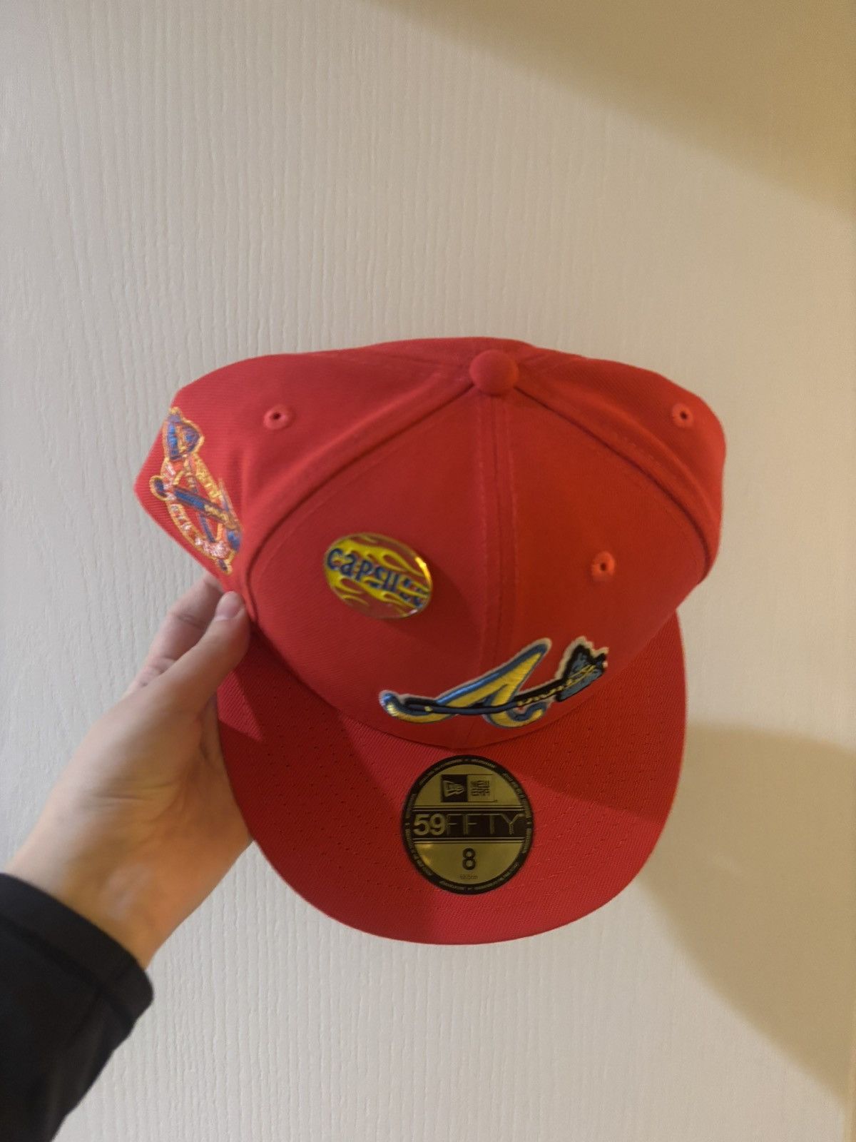Other Capsule Hats x New Era Atlanta Braves Hot Rod Tomahawk Size ONE SIZE - 6 Thumbnail