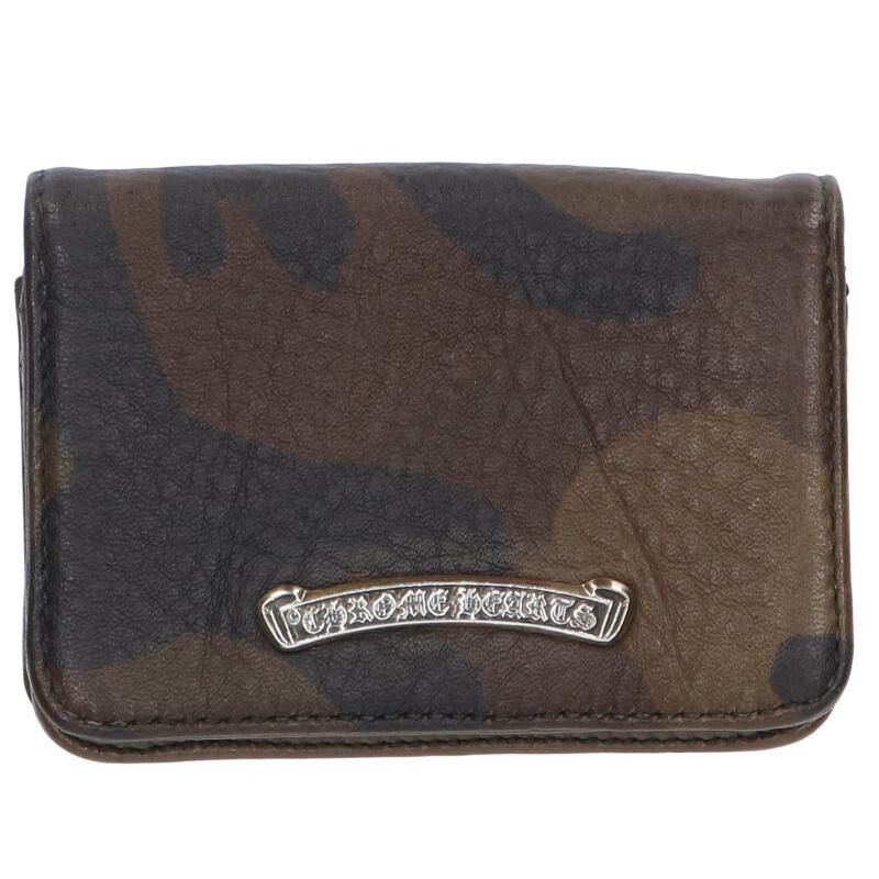 Chrome Hearts Chrome Hearts Arch Logo Plate Leather Card Case Size ONE SIZE - 1 Thumbnail