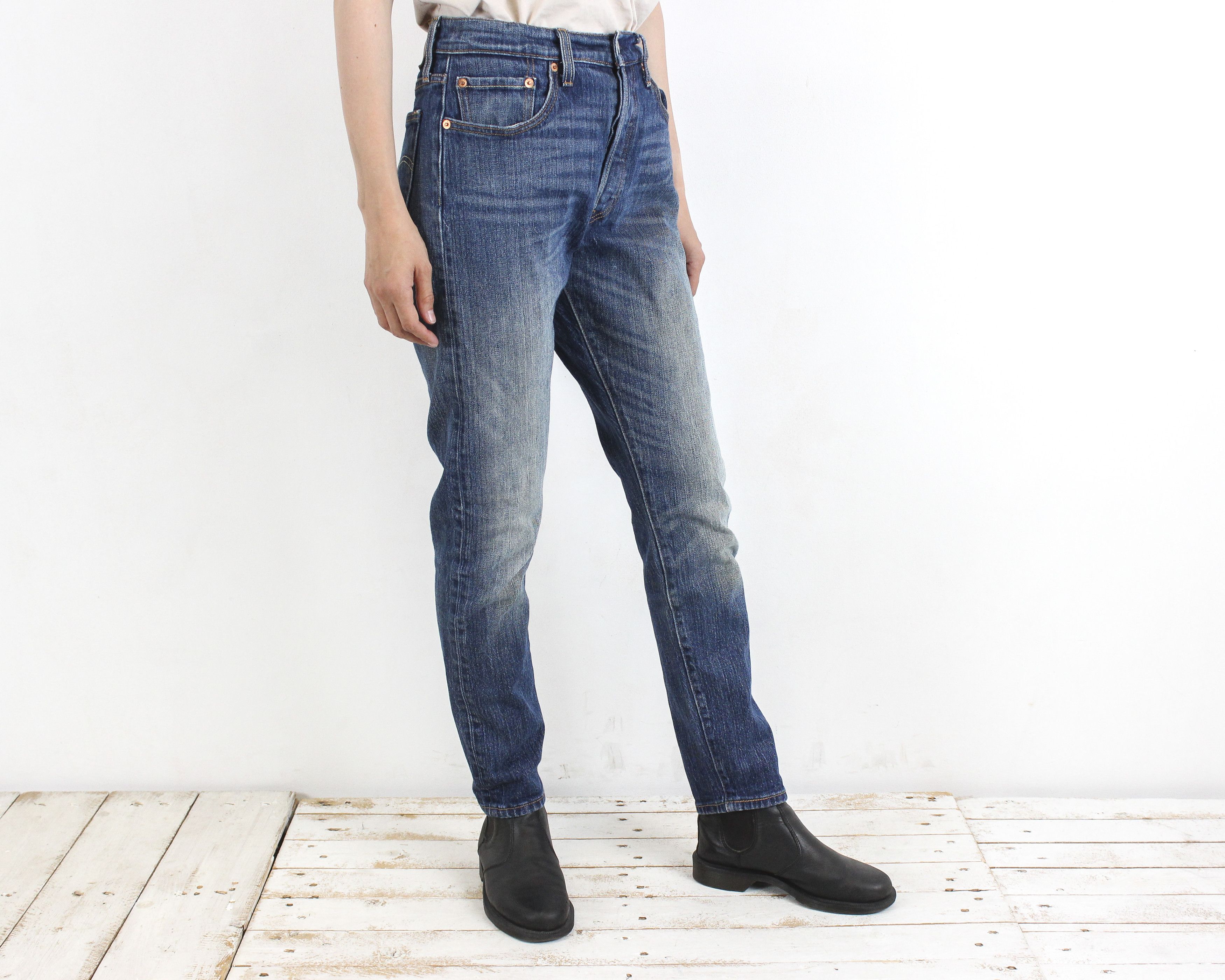 Levi's × Levi's Vintage Clothing × Vintage oops 501 S W28 L30 Skinny Fit Denim Jeans Trousers Size 28" / US 6 / IT 42 - 2 Thumbnail