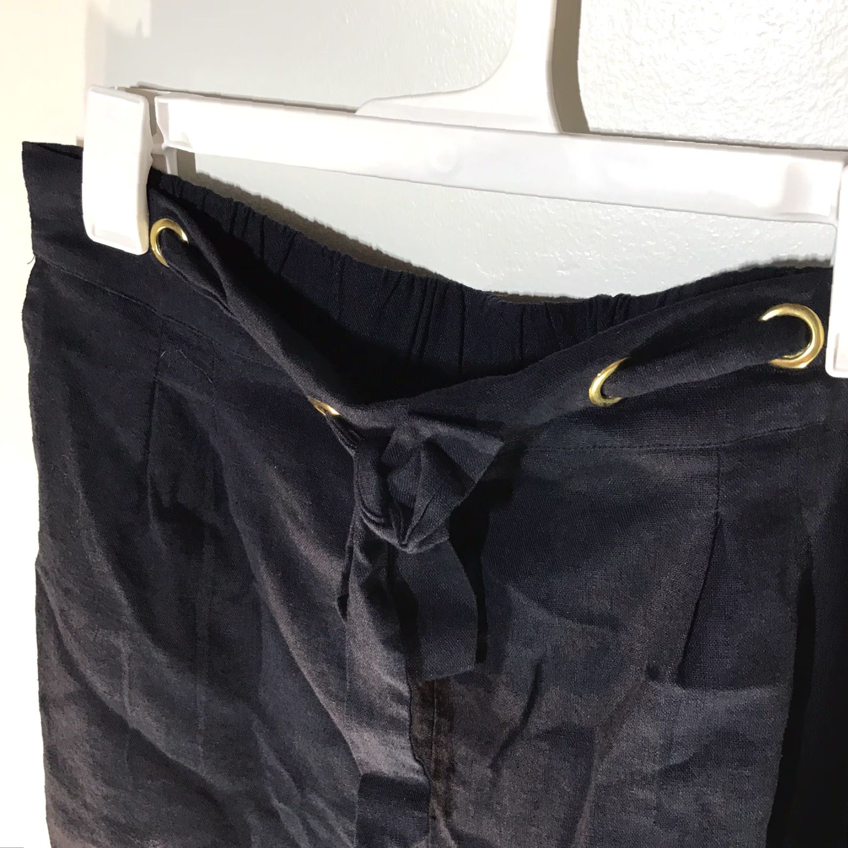 Ellen Tracy VINTAGE Ellen Tracy Linen Blend Shorts Womens Size L Blue Casual Summer 90s Comfort Size 36" / US 14 / IT 50 - 2 Thumbnail